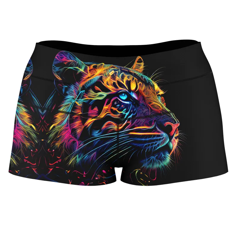 Tigre Realm High-Waisted Women's Shorts sold by iEDM
