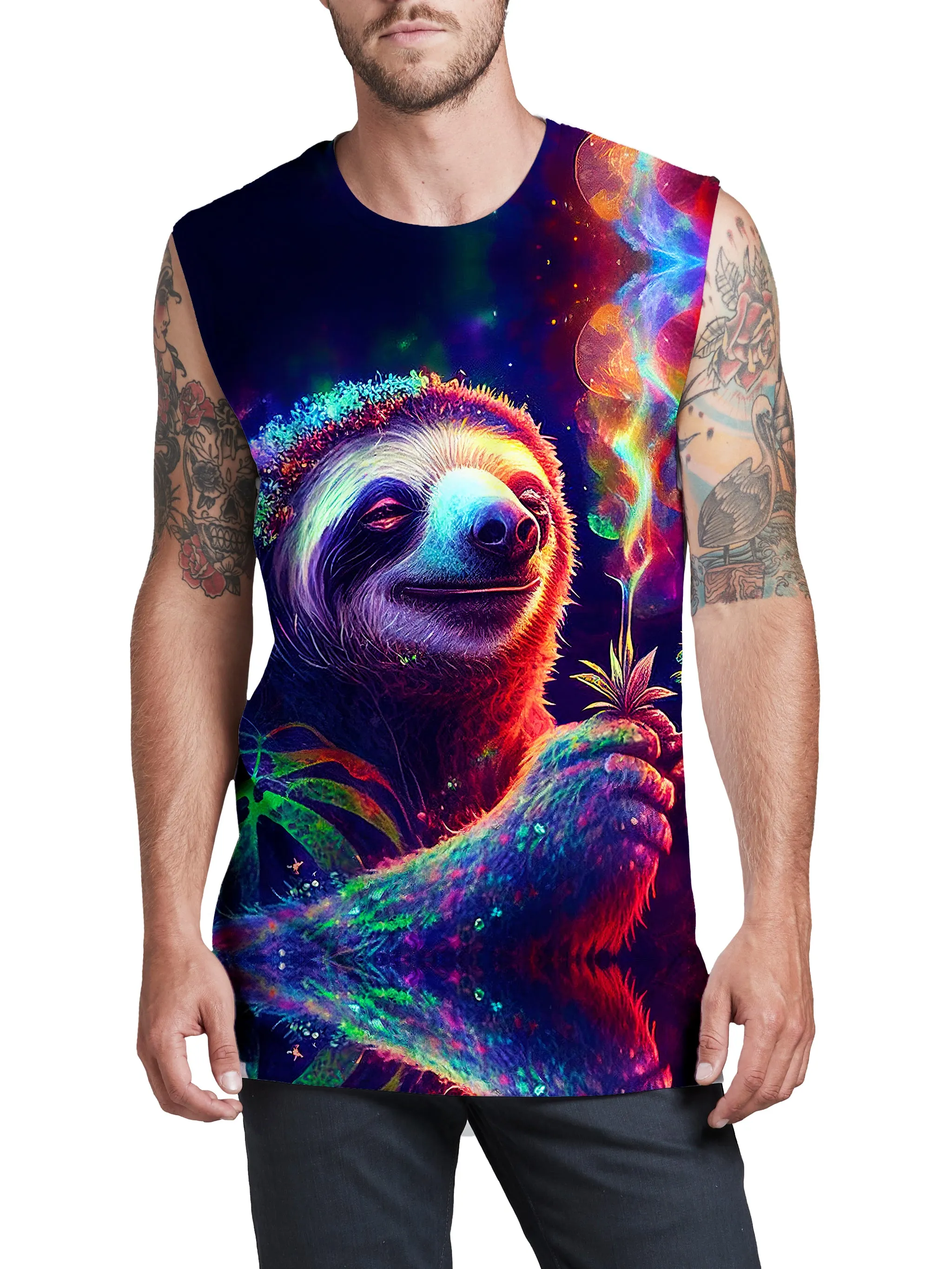 Chill Sloth Men's Muscle Tank sold by iEDM