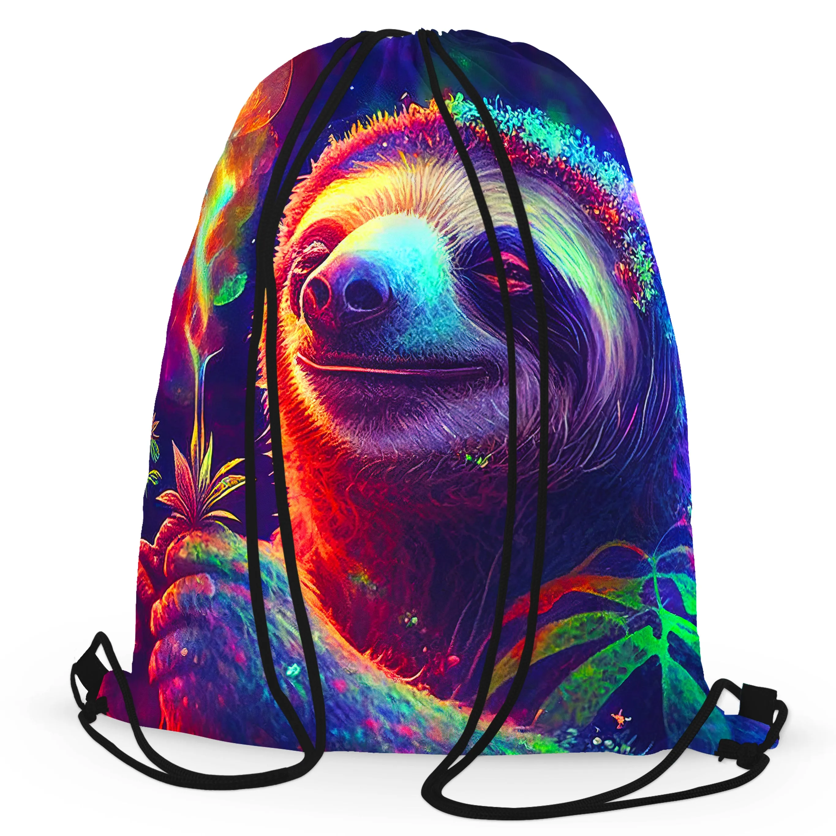 Chill Sloth Drawstring Bag sold by iEDM product image thumbnail 3