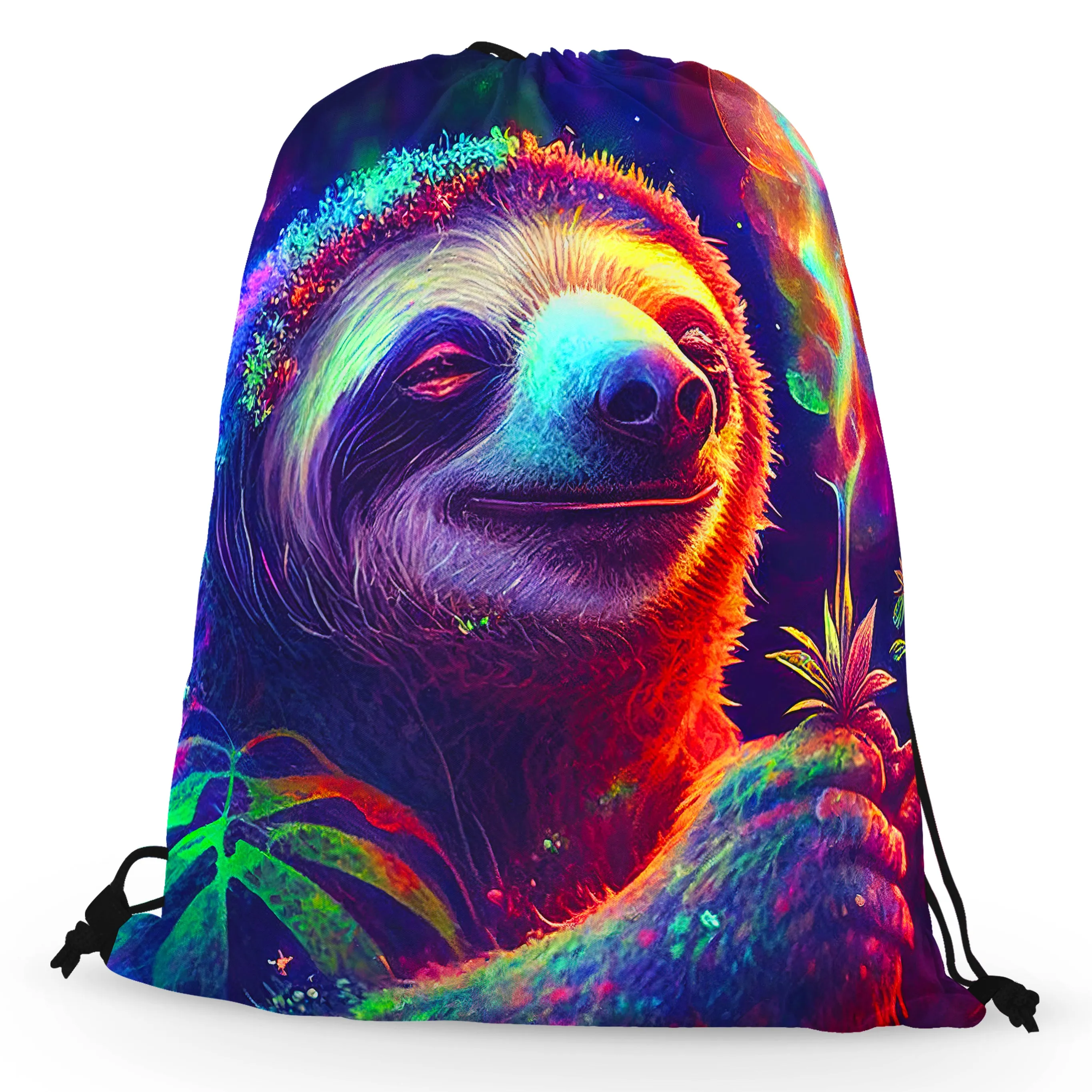 Chill Sloth Drawstring Bag sold by iEDM product image thumbnail 2