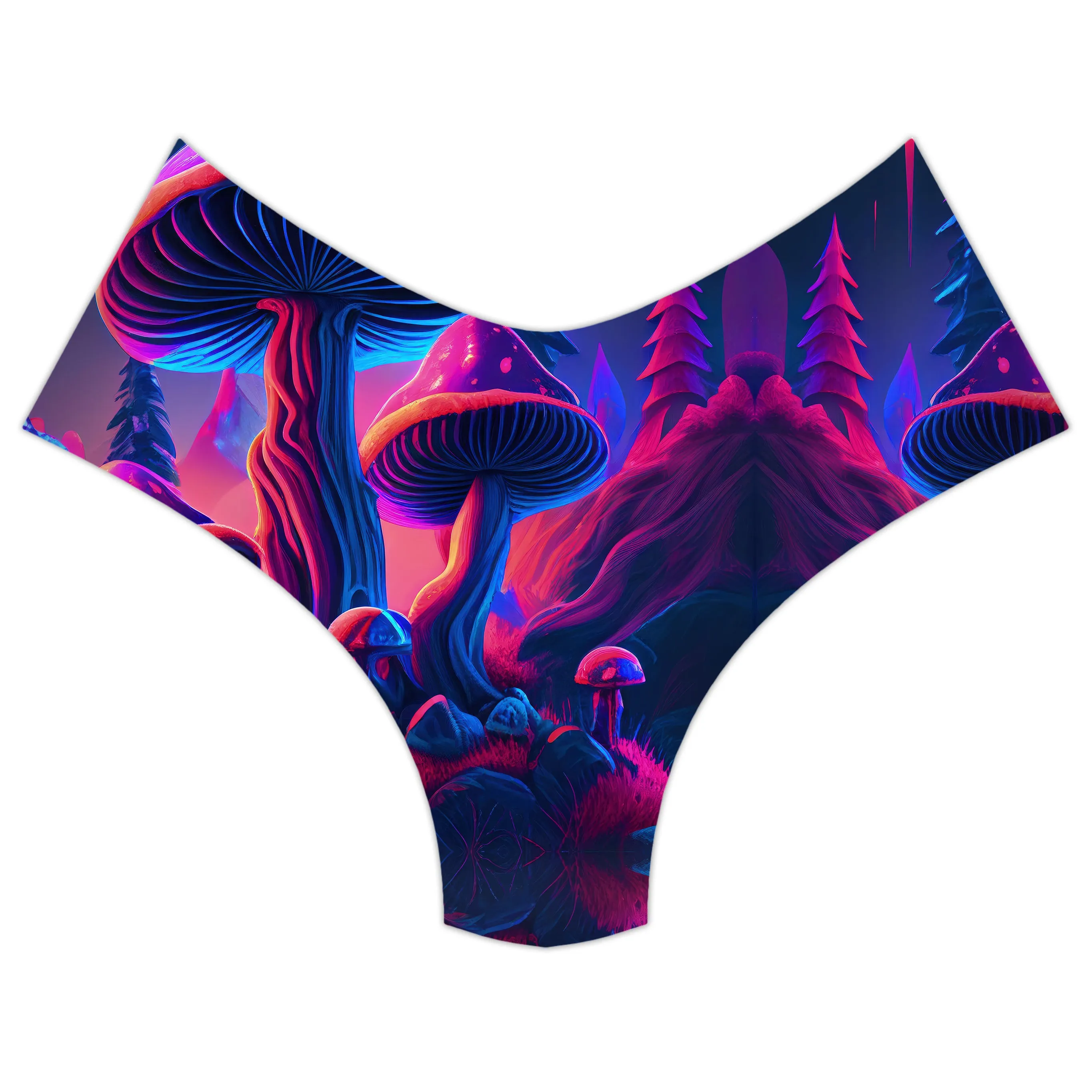 Shroom Trip Booty Shorts sold by iEDM product image thumbnail 3