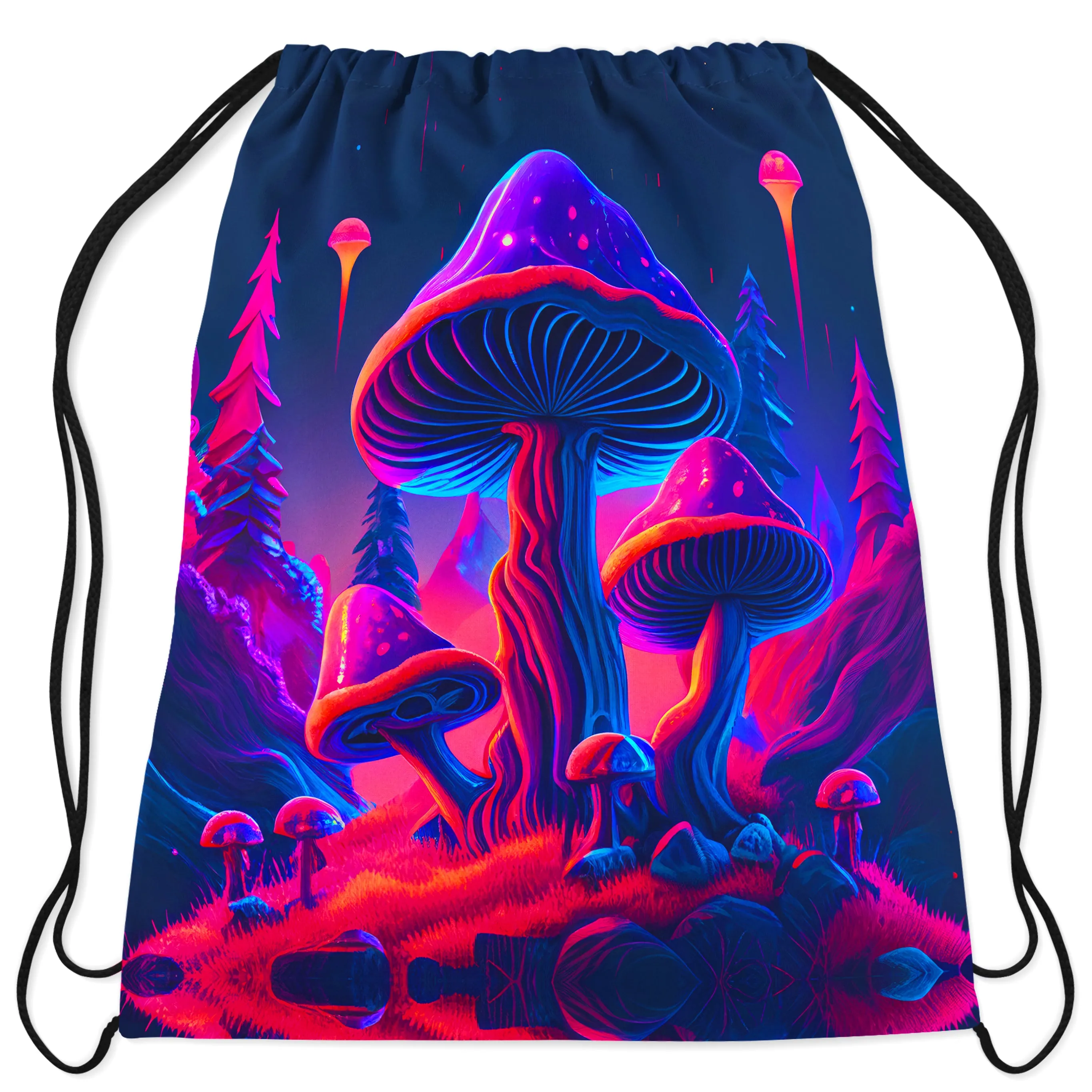 Shroom Trip Drawstring Bag sold by iEDM