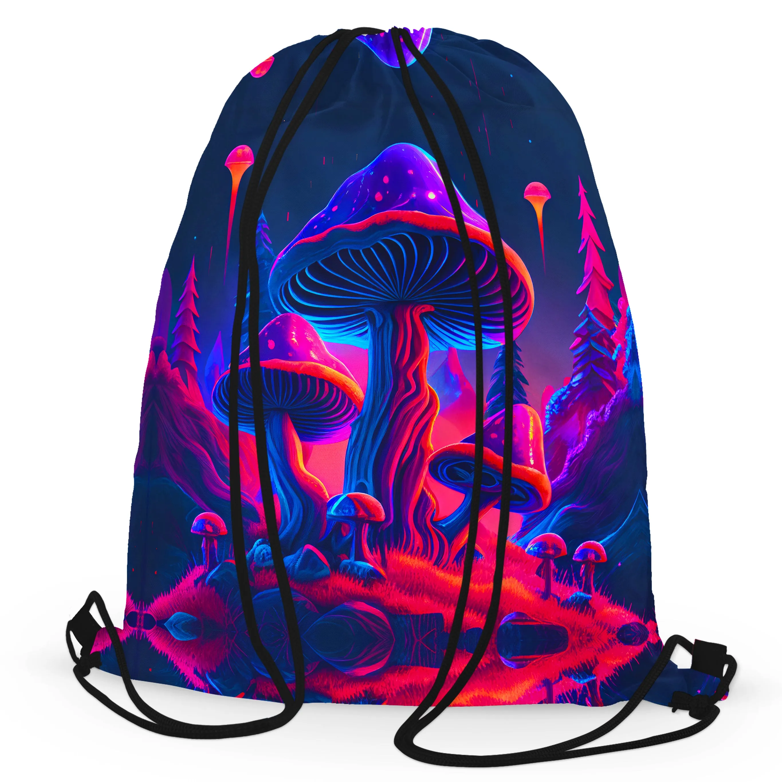 Shroom Trip Drawstring Bag sold by iEDM product image thumbnail 3