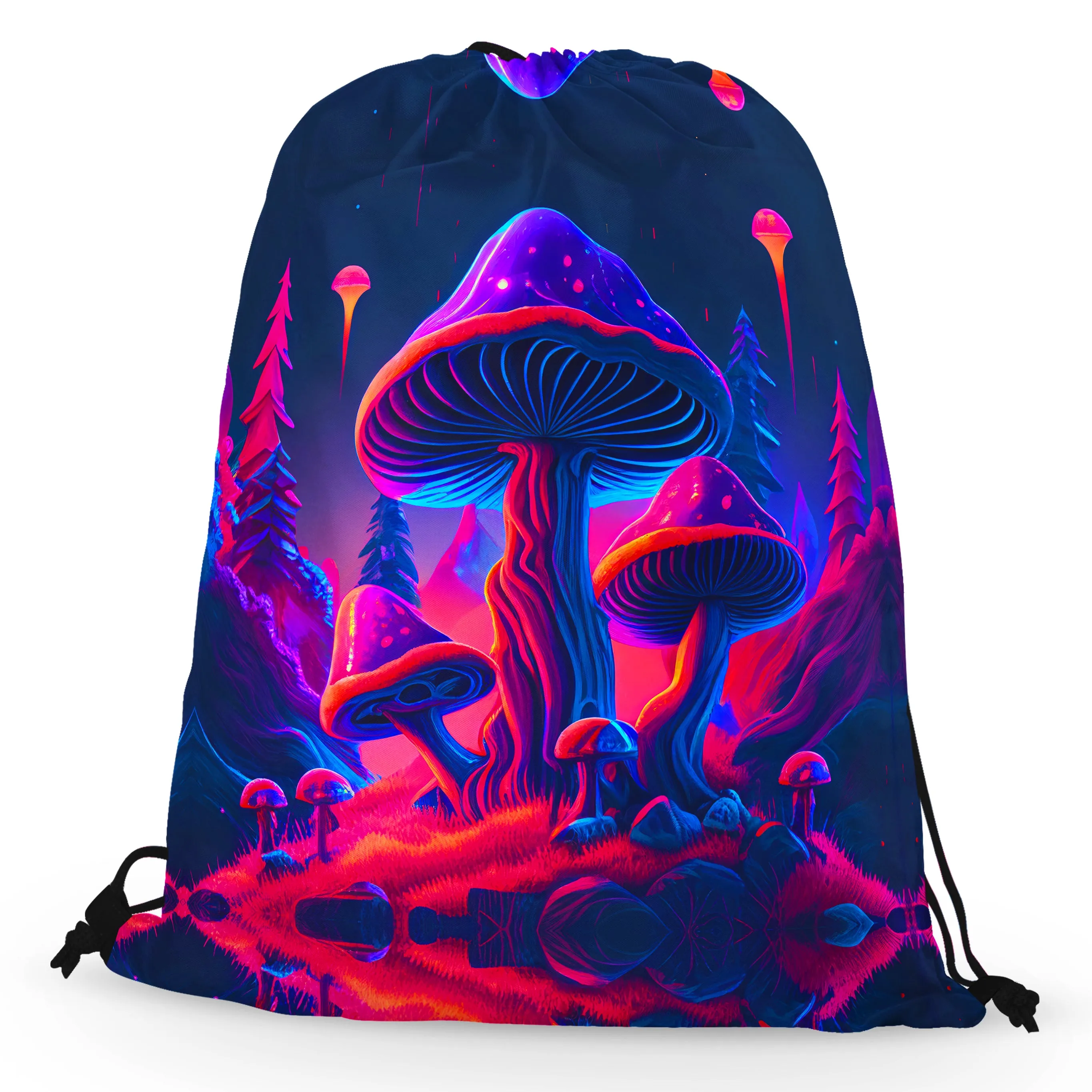 Shroom Trip Drawstring Bag sold by iEDM product image thumbnail 2
