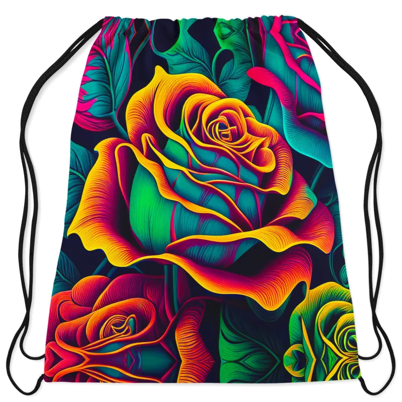 Rosebud Drawstring Bag sold by iEDM