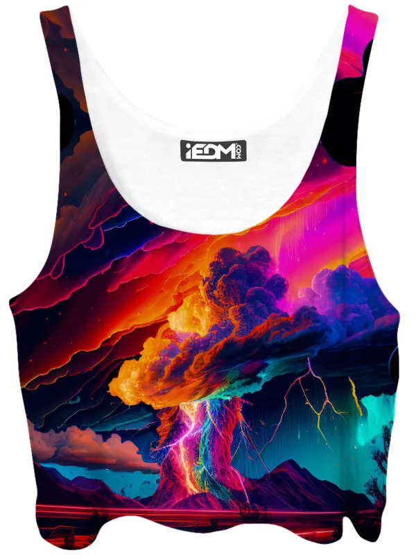 Rainbow Storm Crop Top sold by iEDM