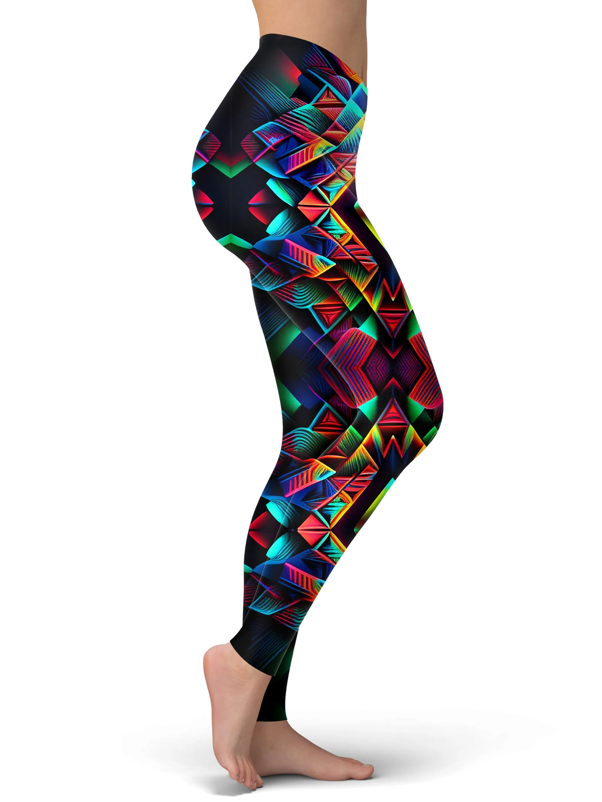 Psychedelic Tribal Leggings sold by iEDM product image thumbnail 2