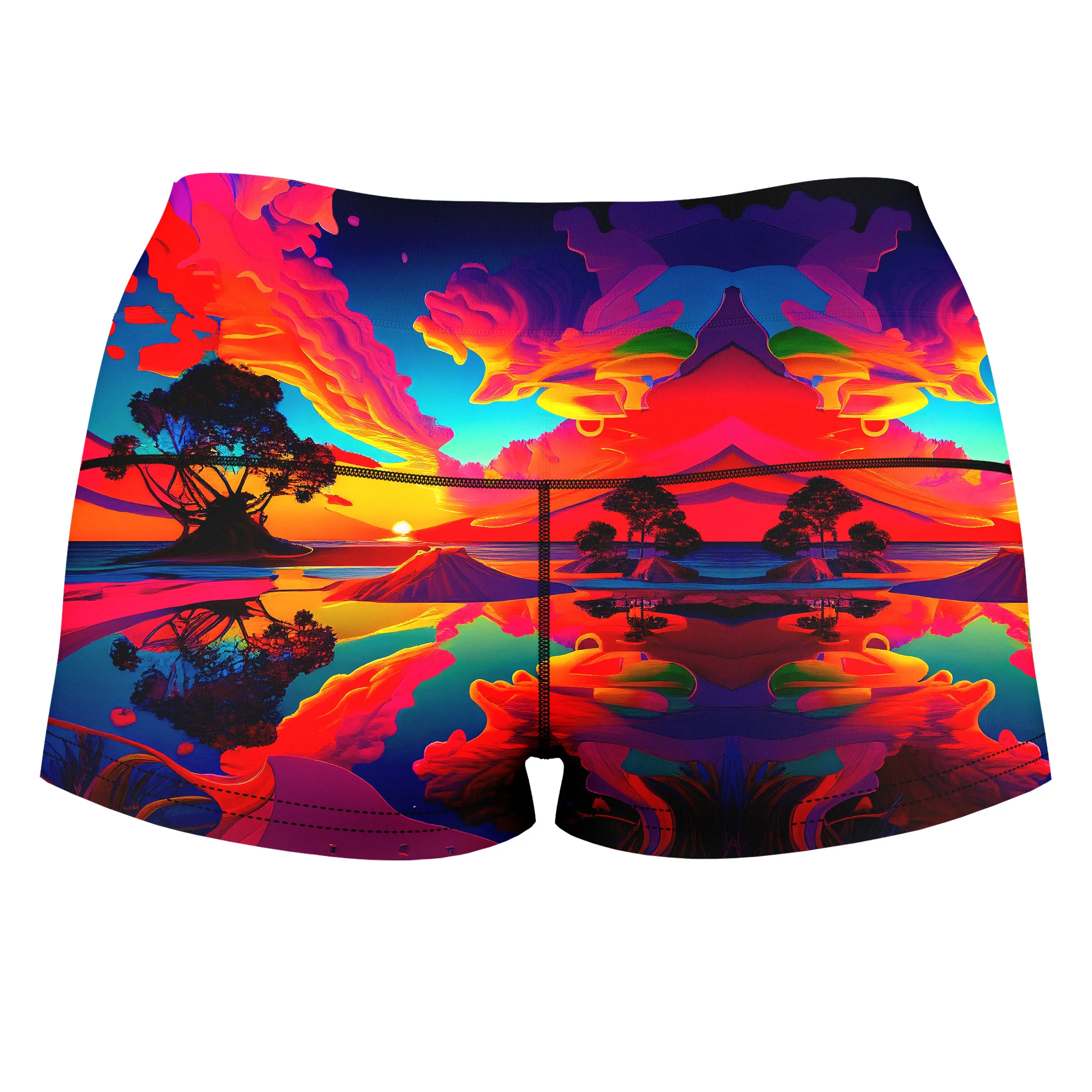 Paradiso High-Waisted Women's Shorts sold by iEDM product image thumbnail 2