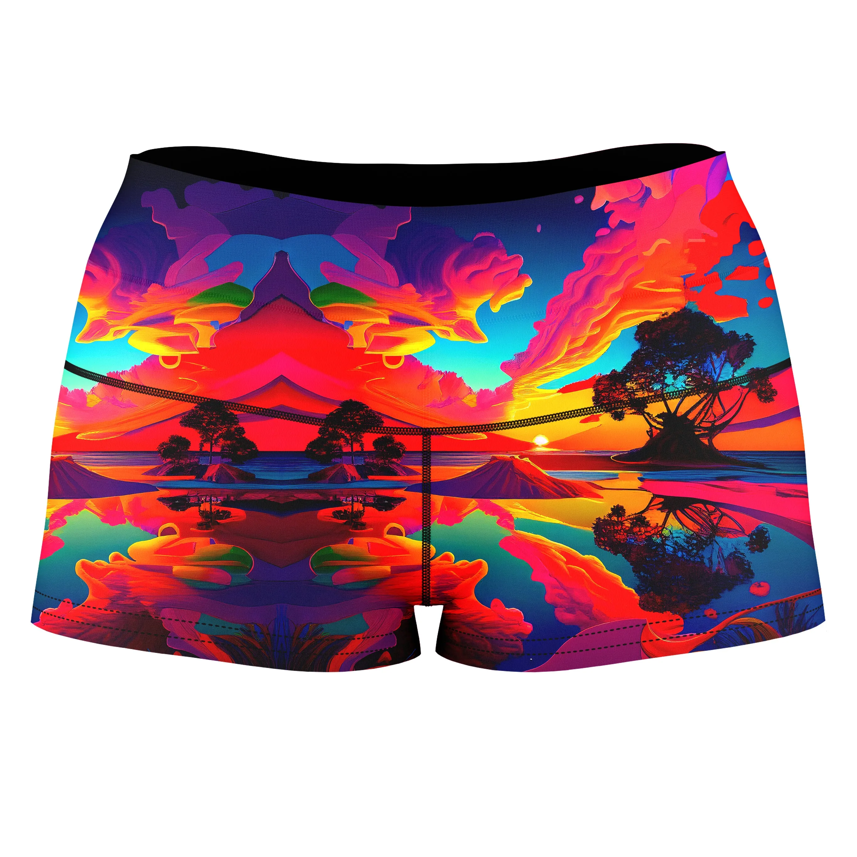 Paradiso High-Waisted Women's Shorts sold by iEDM