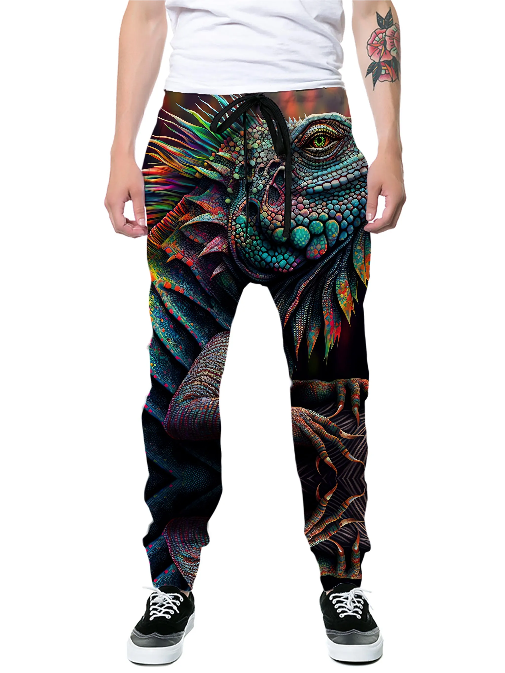 Psychedelic Giant Iguana 2.0 Joggers sold by iEDM