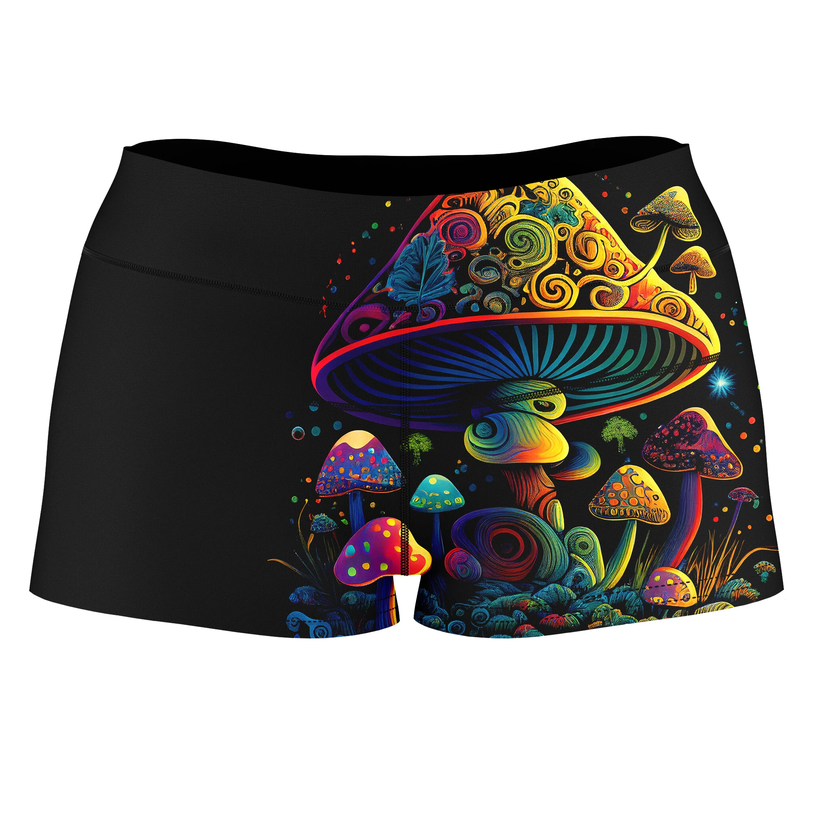Shroom Melt High-Waisted Women's Shorts sold by iEDM