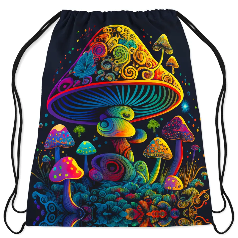 Shroom Melt Drawstring Bag sold by iEDM