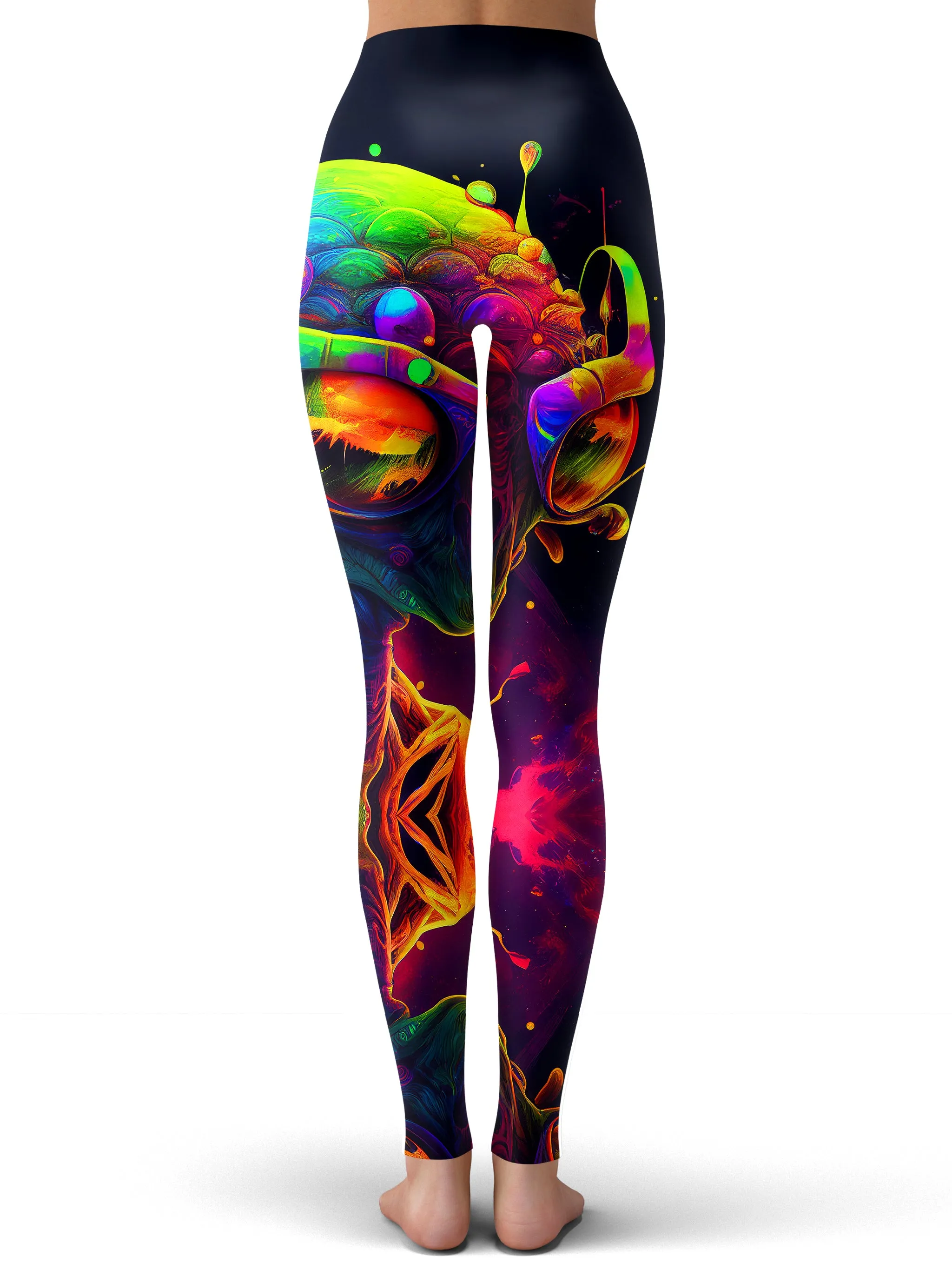 Psychedelic Alien Leggings sold by iEDM product image thumbnail 3