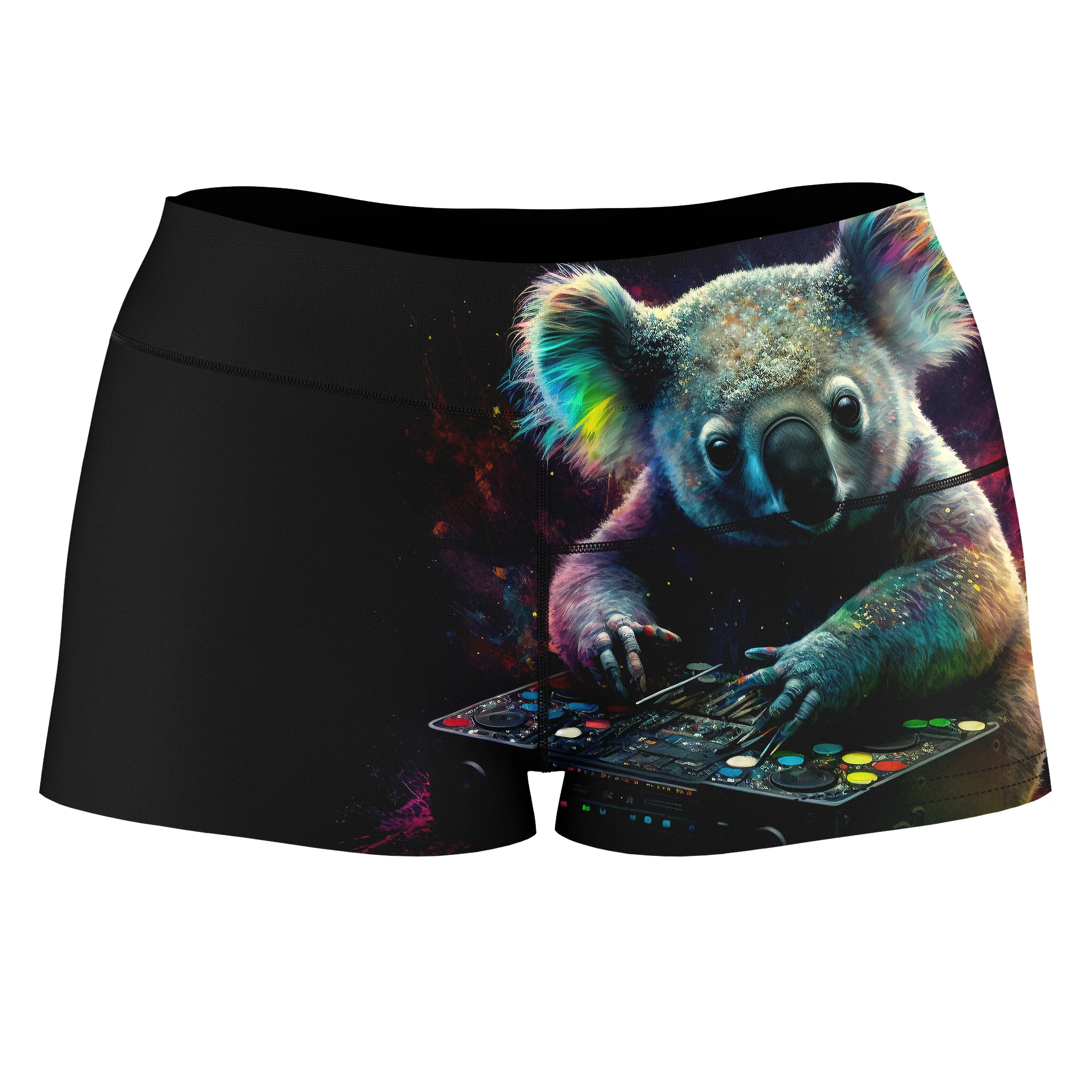 Koala Remix High-Waisted Women's Shorts sold by iEDM