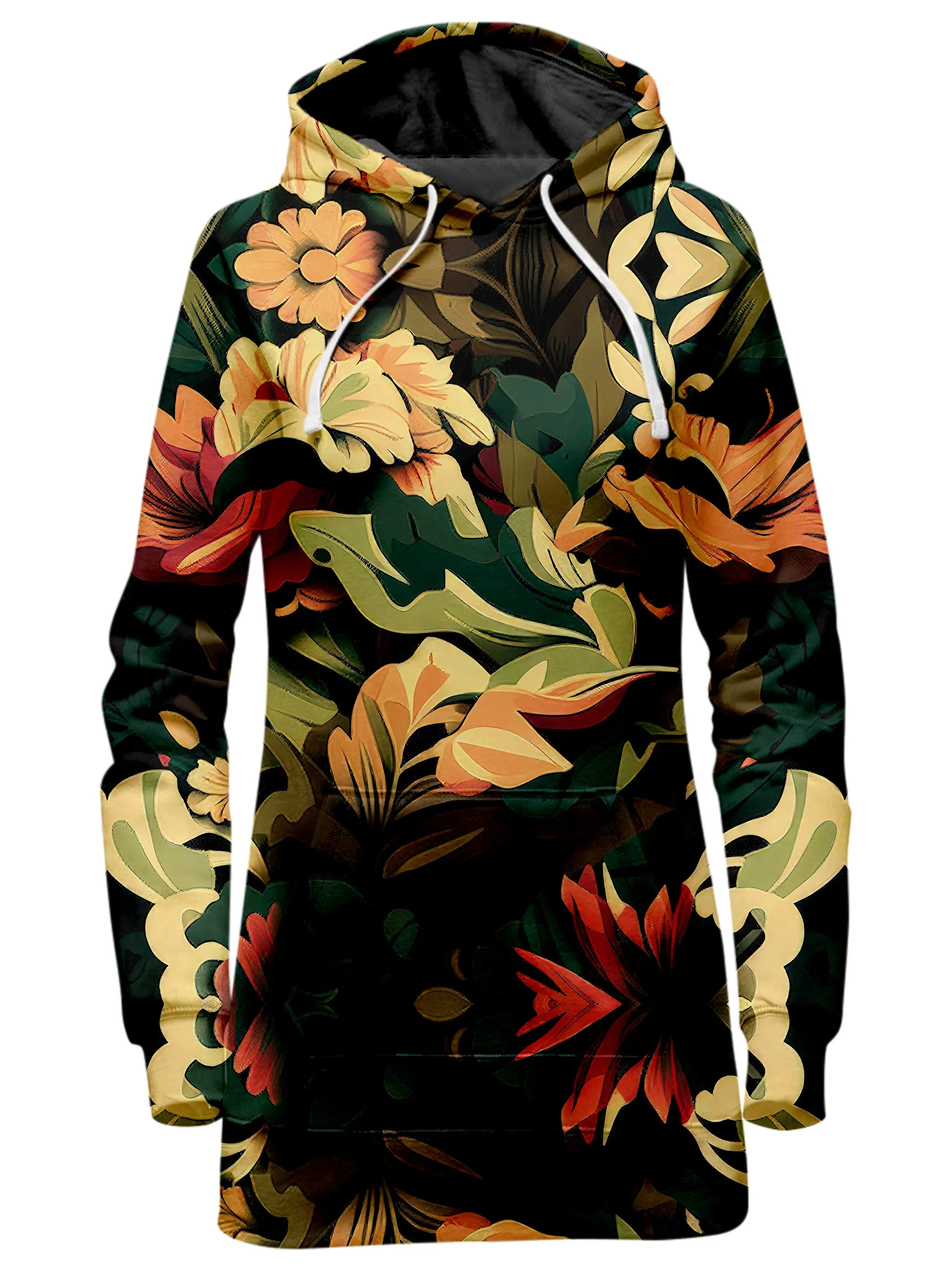 Floral Camo Hoodie Dress sold by iEDM