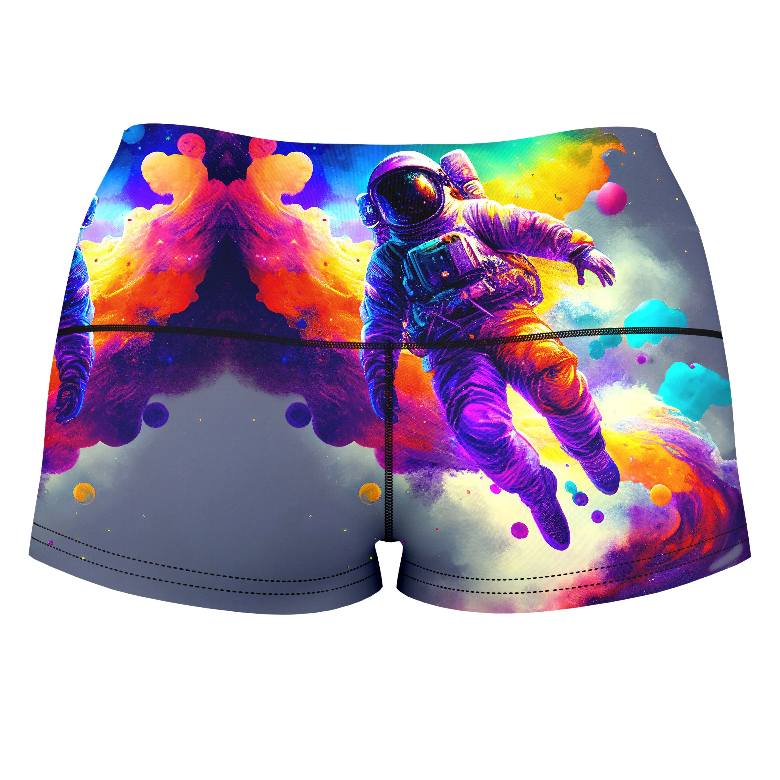 Floating Away High-Waisted Women's Shorts sold by iEDM product image thumbnail 2