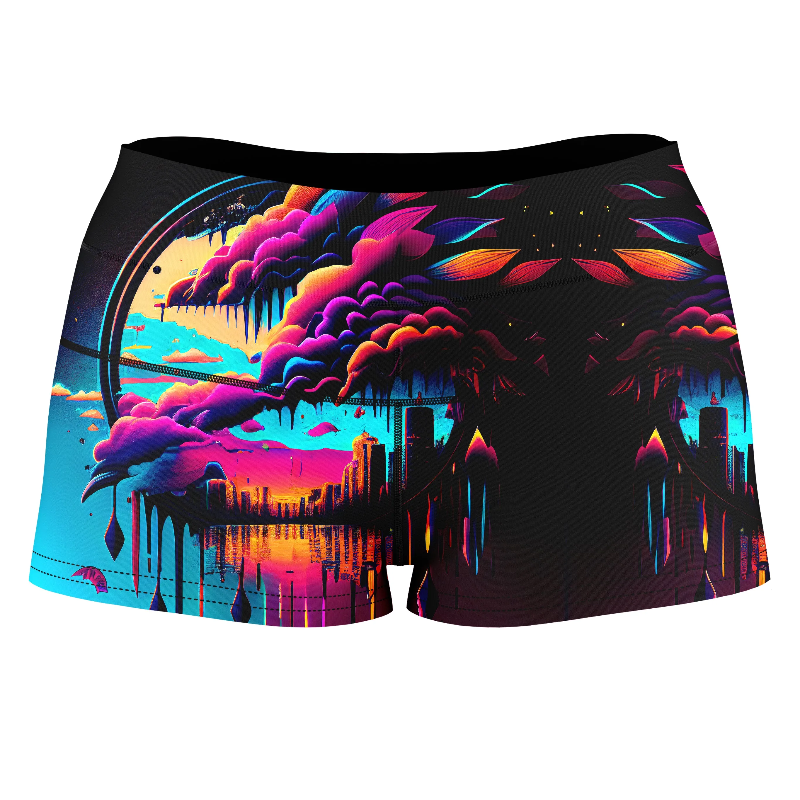 Distant Memory High-Waisted Women's Shorts sold by iEDM