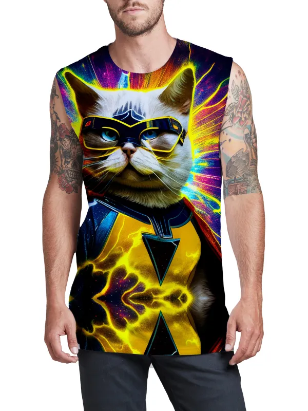 Cat Hero Men's Muscle Tank sold by iEDM
