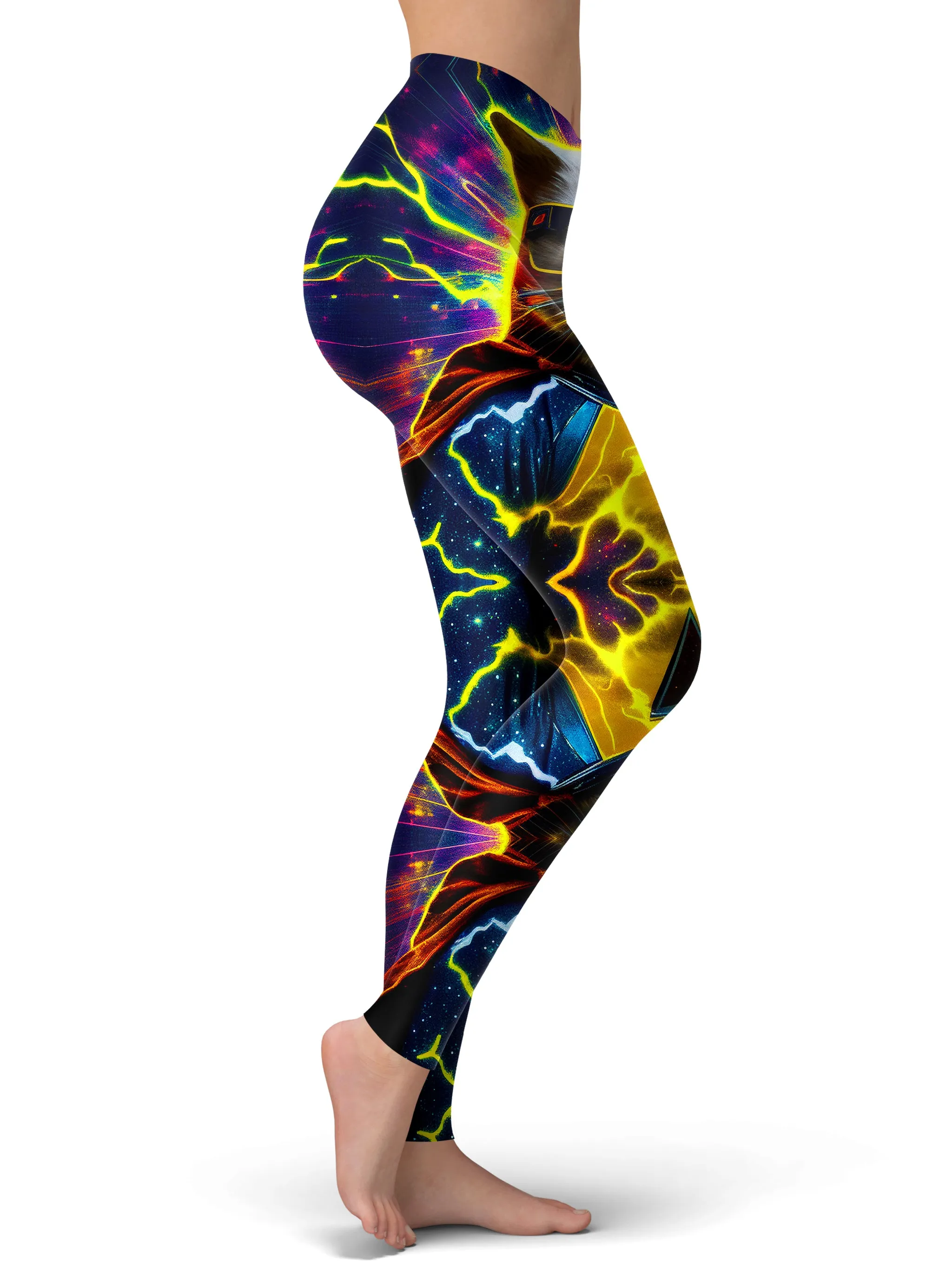 Cat Hero Leggings sold by iEDM product image thumbnail 2