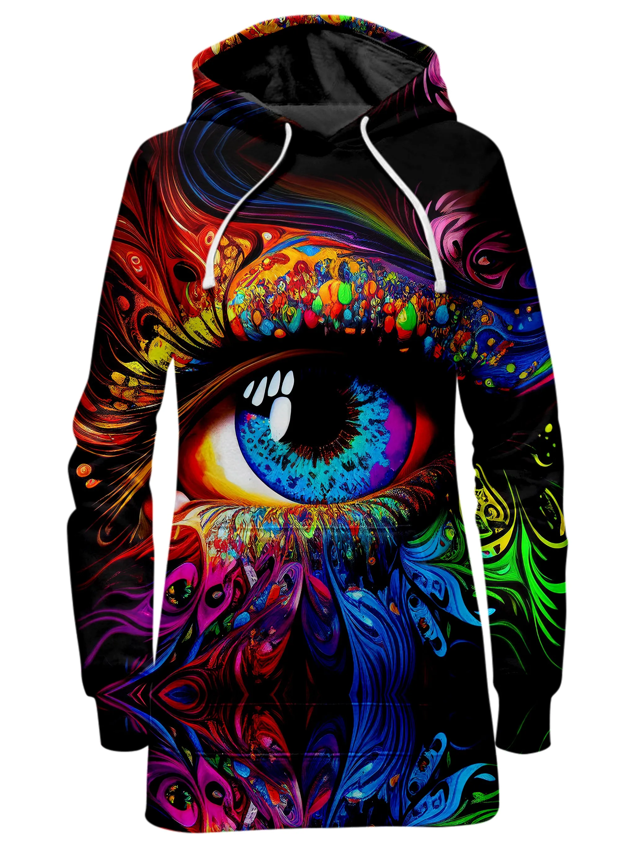 Window to the Soul Hoodie Dress sold by iEDM