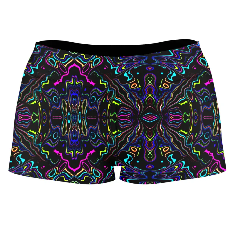 Wonky Vision High-Waisted Women's Shorts sold by iEDM