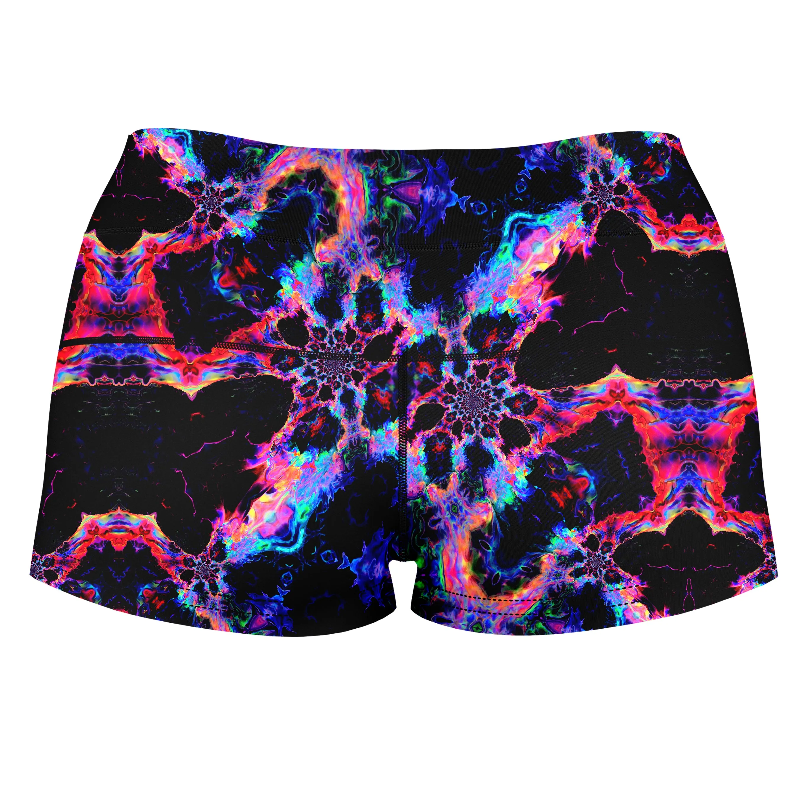 Trip Nebula High-Waisted Women's Shorts sold by iEDM product image thumbnail 2