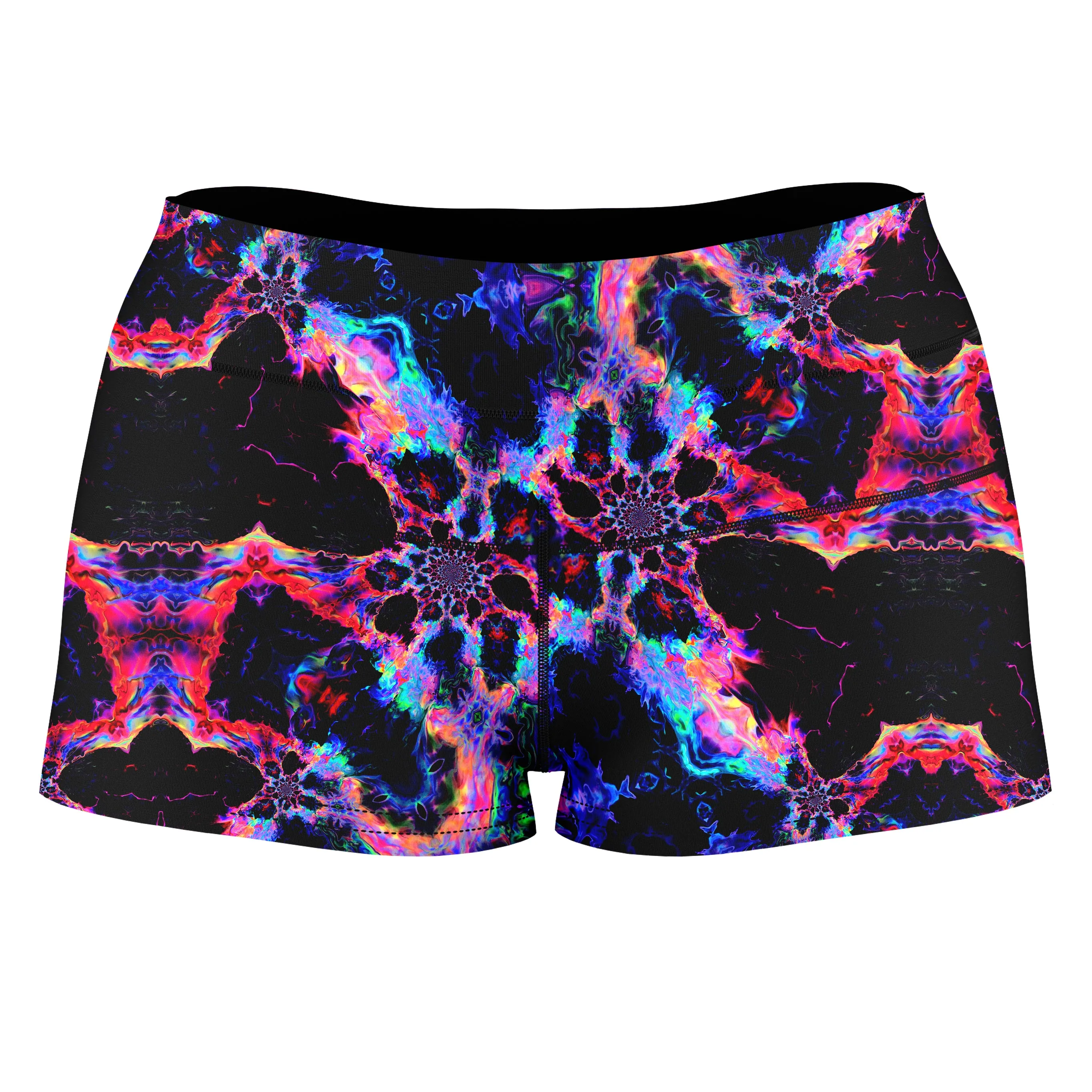 Trip Nebula High-Waisted Women's Shorts sold by iEDM