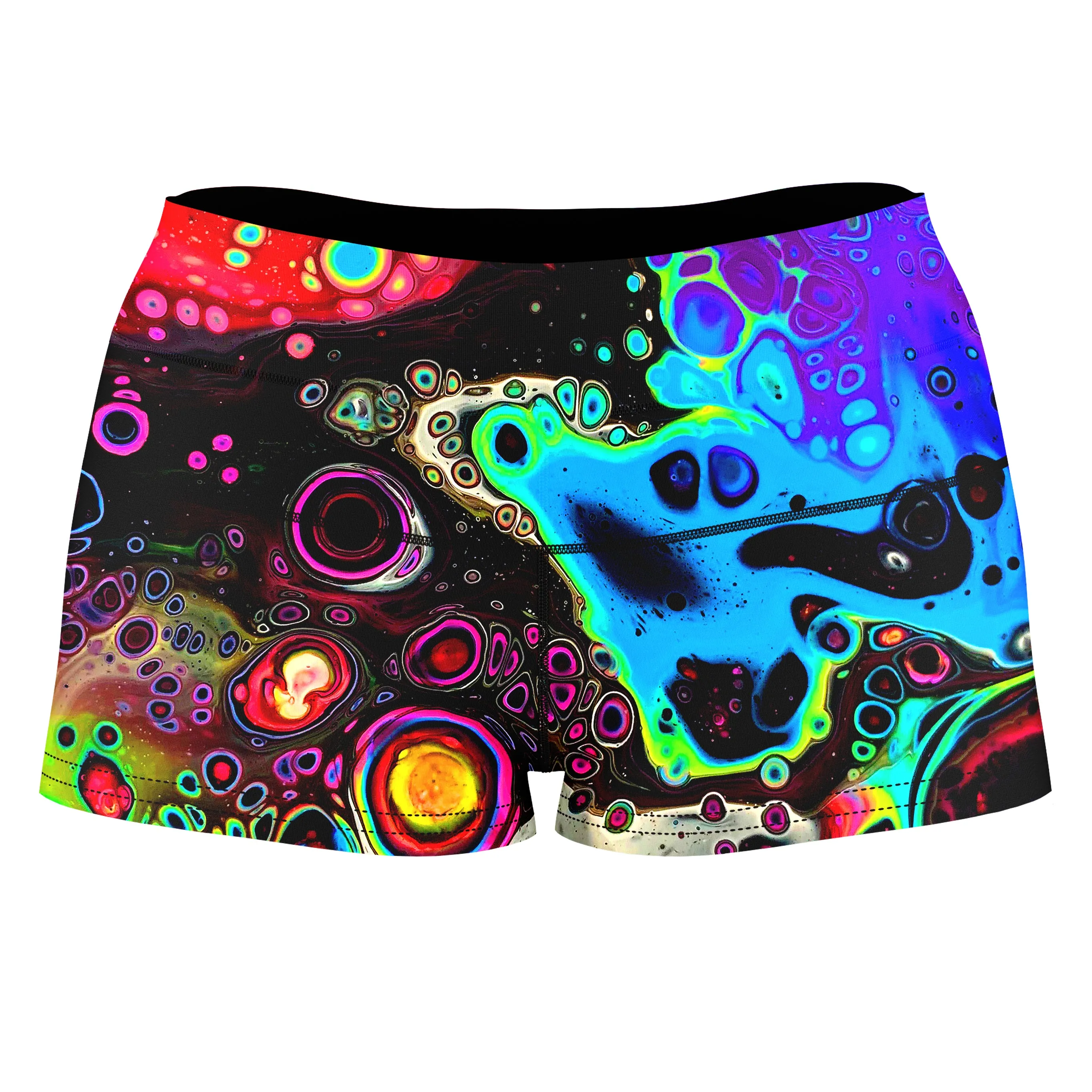Cosmic Trip High-Waisted Women's Shorts sold by iEDM