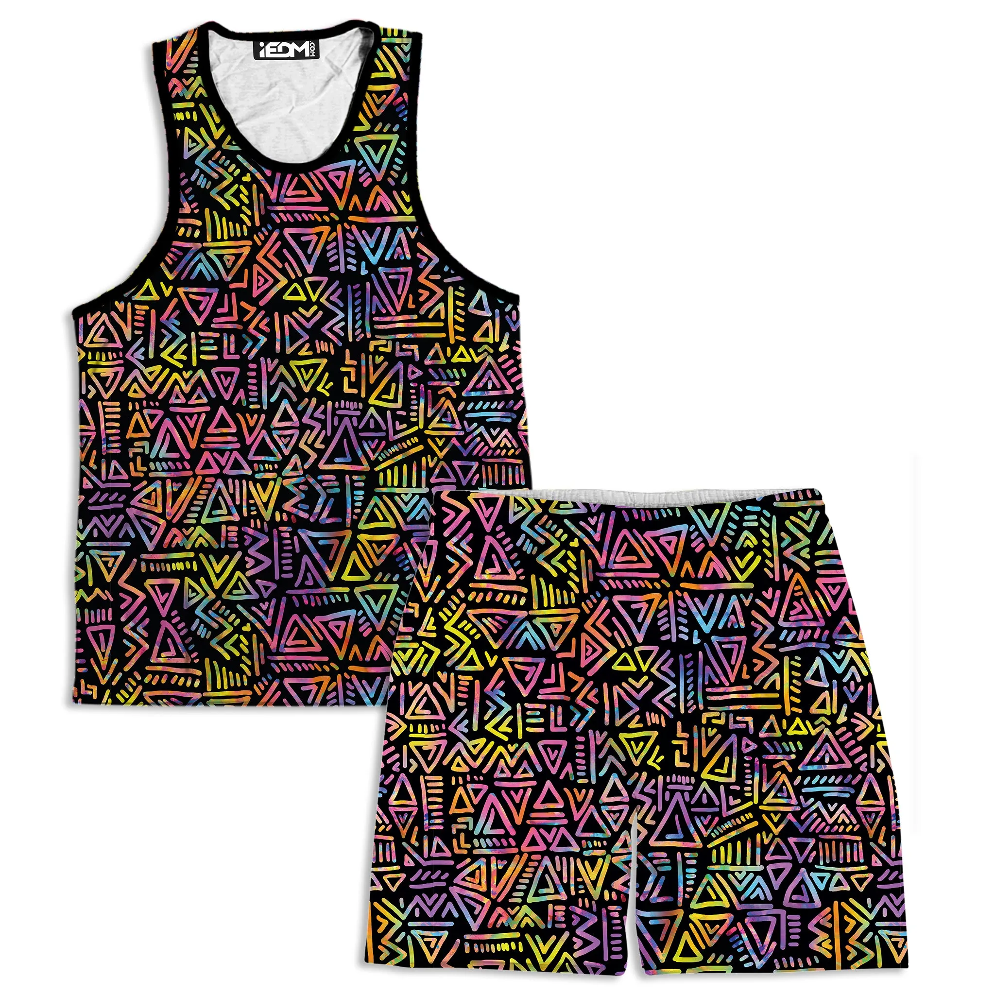Tribe Vibe Men's Tank and Shorts Combo sold by iEDM