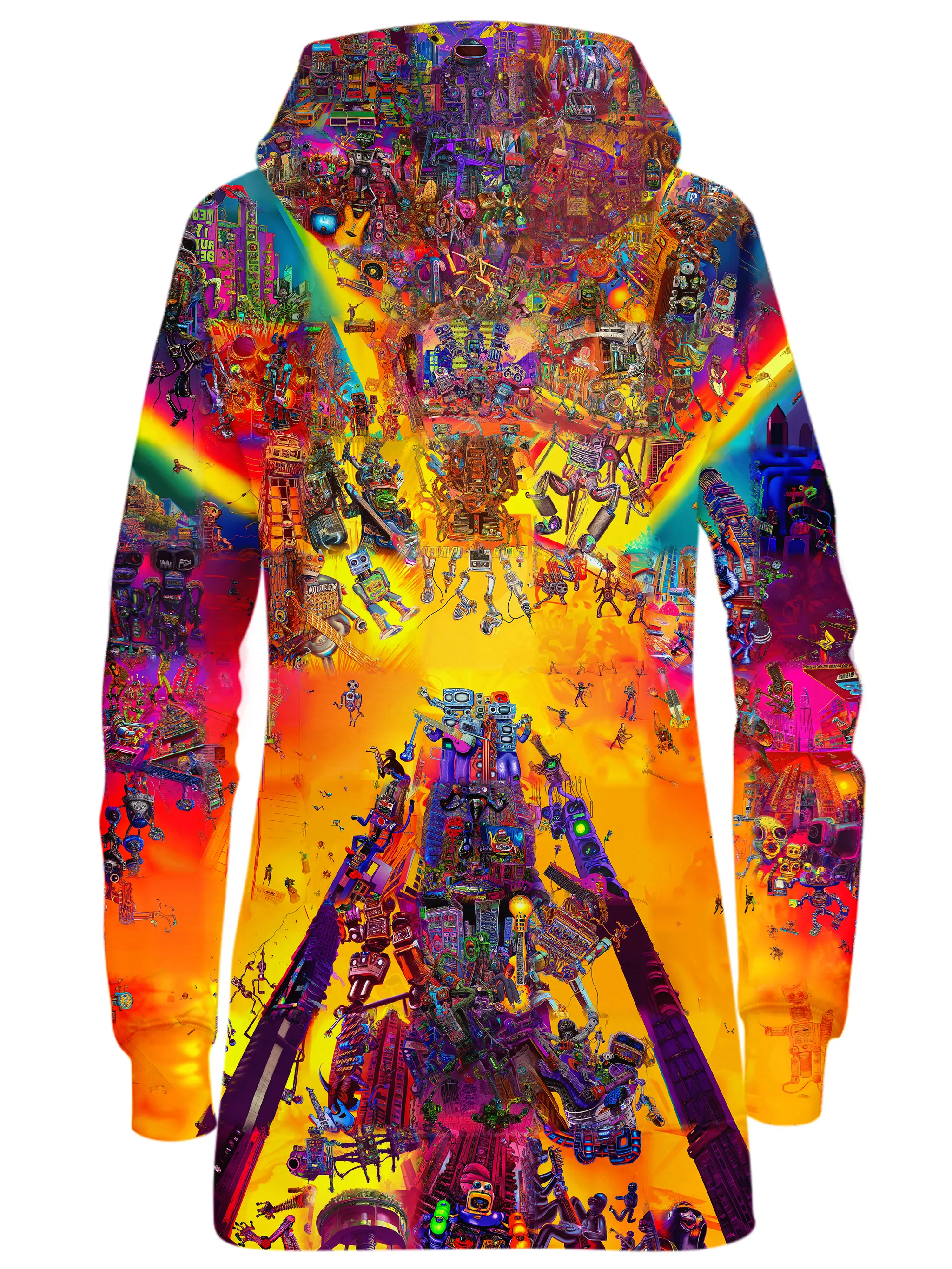 Robotcalypse Hoodie Dress sold by iEDM product image thumbnail 2