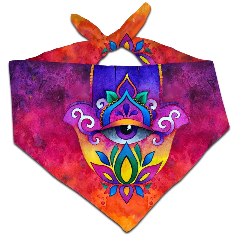 Sunset Hamsa Bandana sold by iEDM