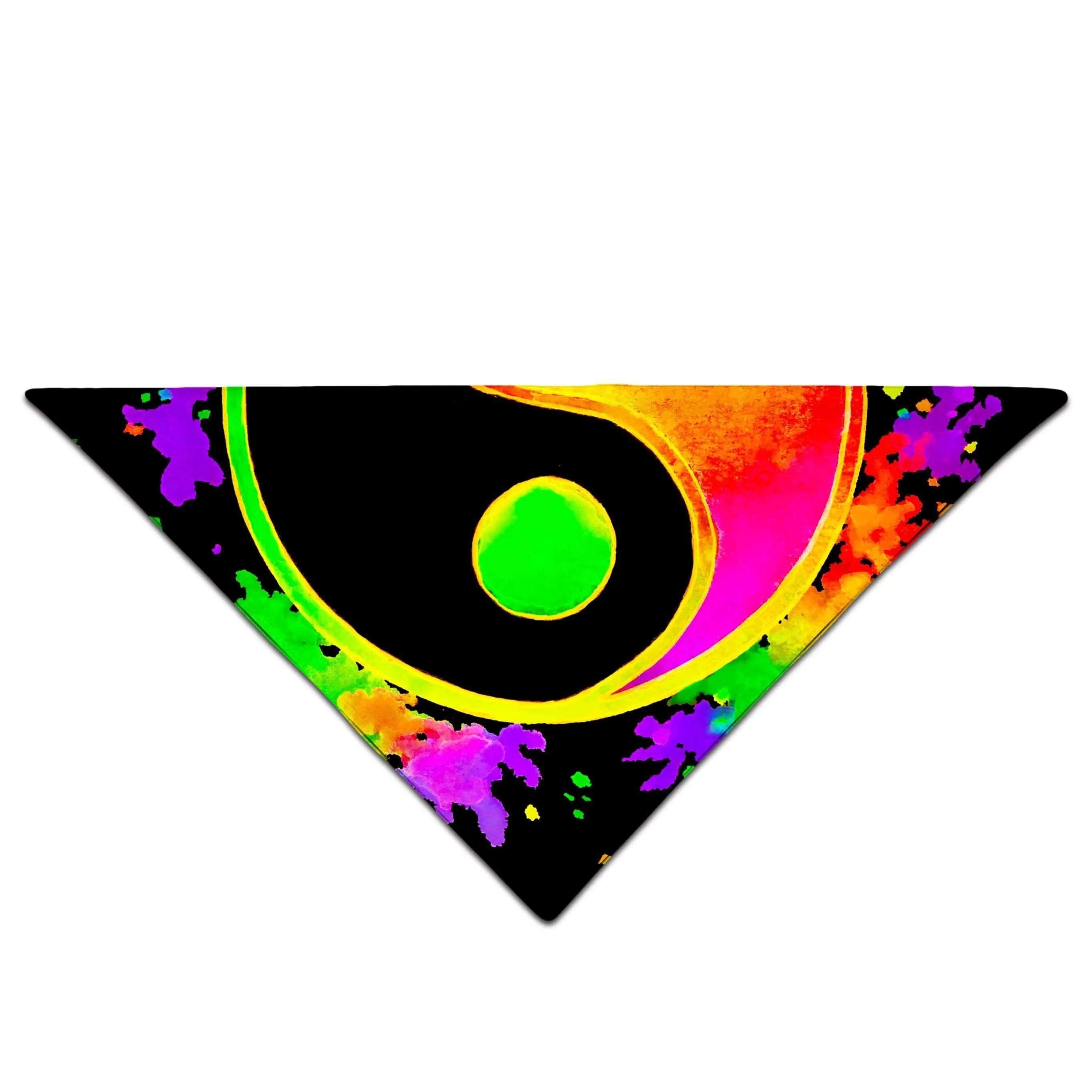 Splatter Yin Yang 2 Bandana sold by iEDM product image thumbnail 2