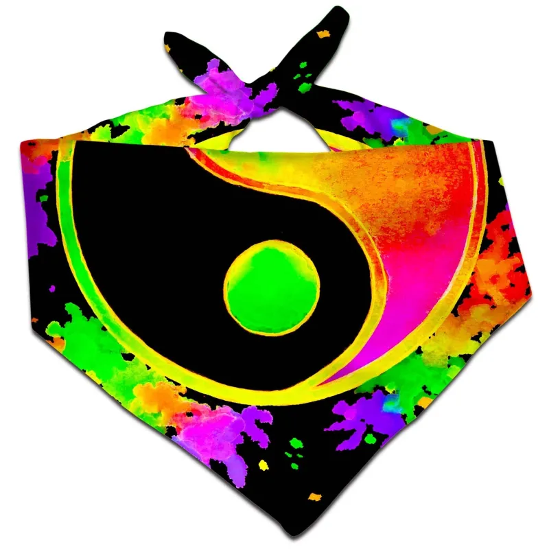 Splatter Yin Yang 2 Bandana sold by iEDM