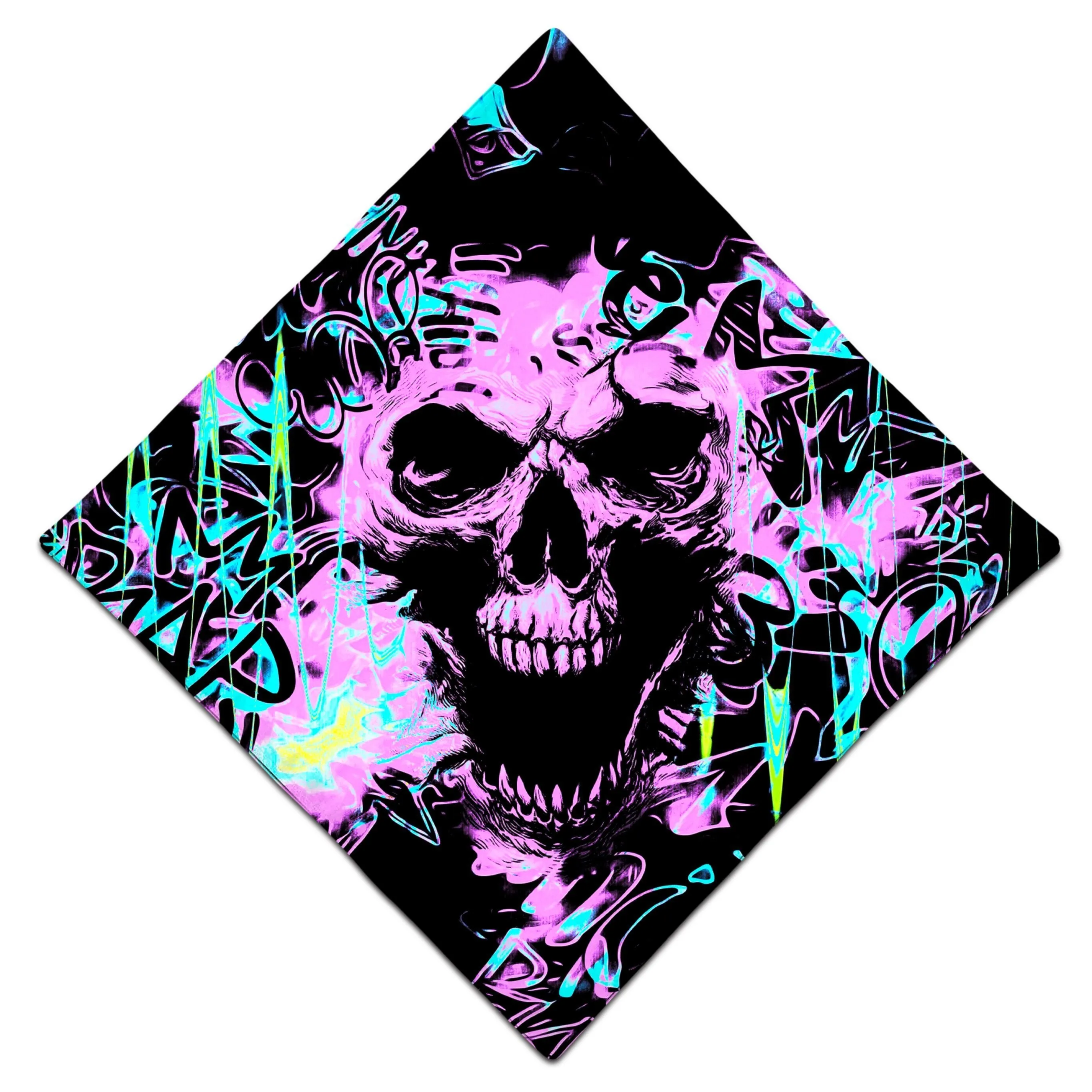 Skull Graffiti Bandana sold by iEDM product image thumbnail 3