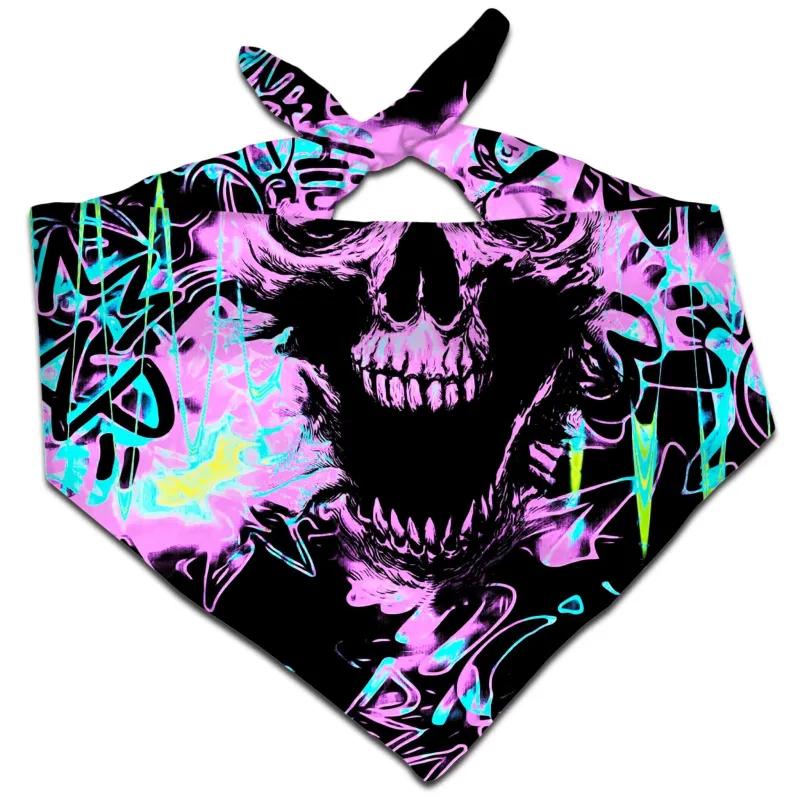 Skull Graffiti Bandana sold by iEDM