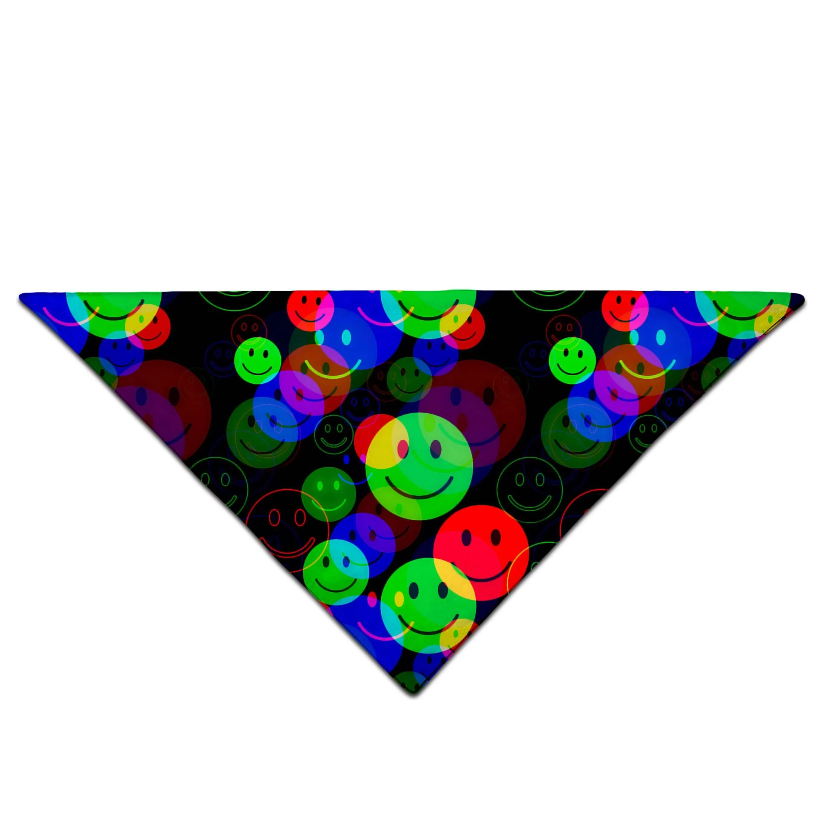 RGB Smile Glitch Bandana sold by iEDM product image thumbnail 2