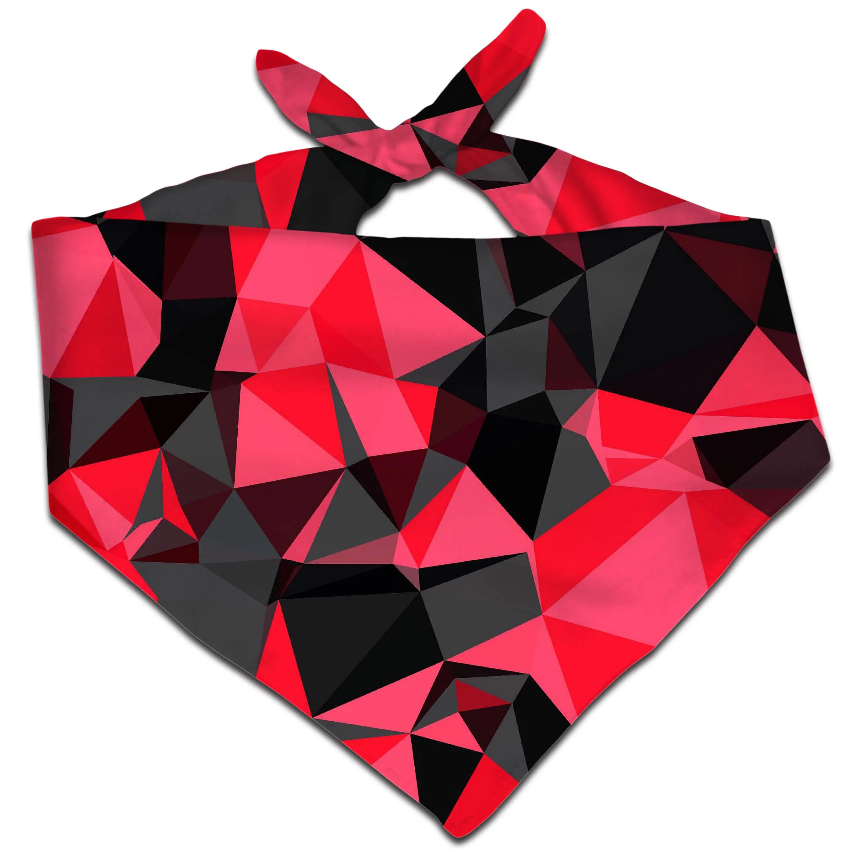 Red and Black Geo Bandana sold by iEDM