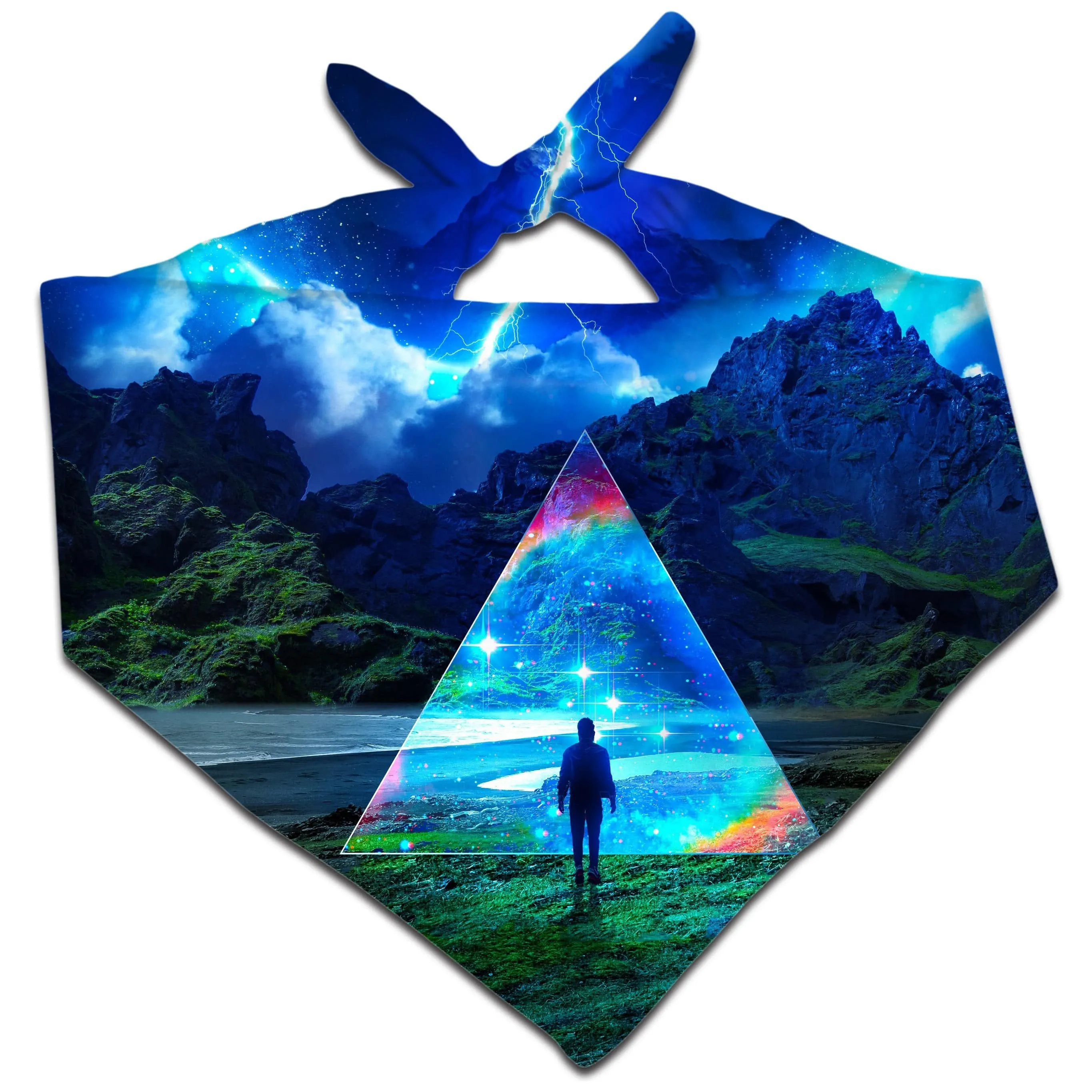 Rainbow Triangle Bandana sold by iEDM