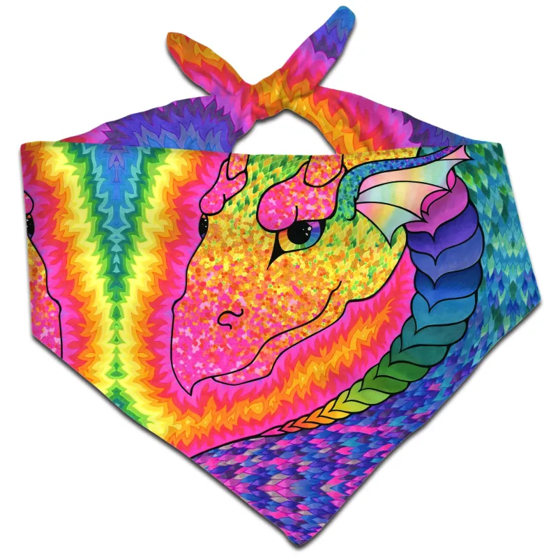 Rainbow Dragon Bandana sold by iEDM