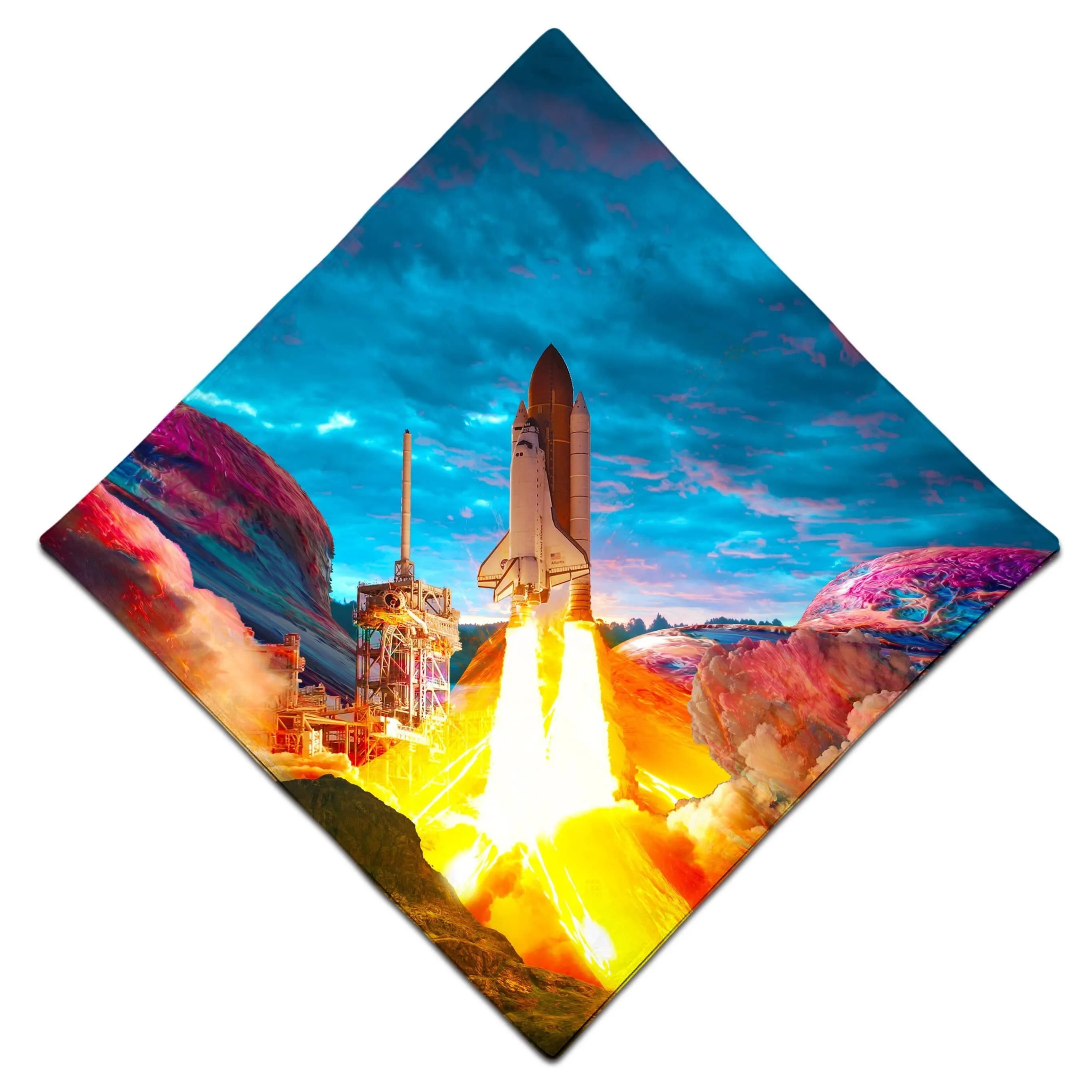 Rainbow Render Bandana sold by iEDM product image thumbnail 3