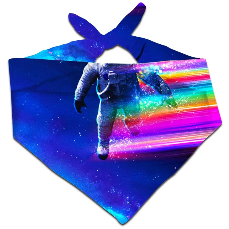 Rainbow Glow Bandana sold by iEDM