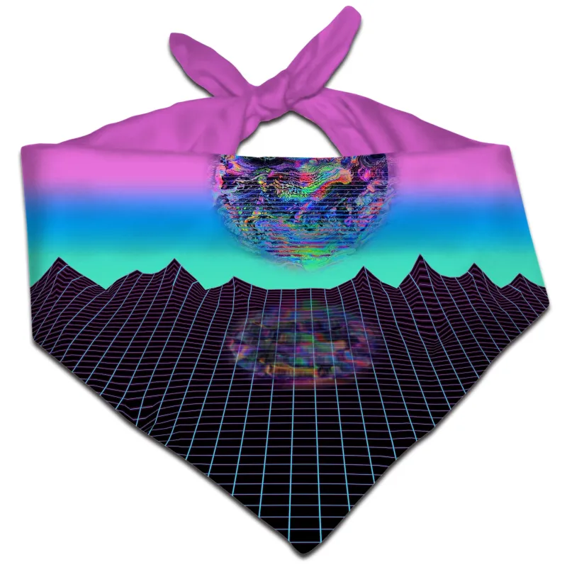 Psychedelic Outrun Bandana sold by iEDM