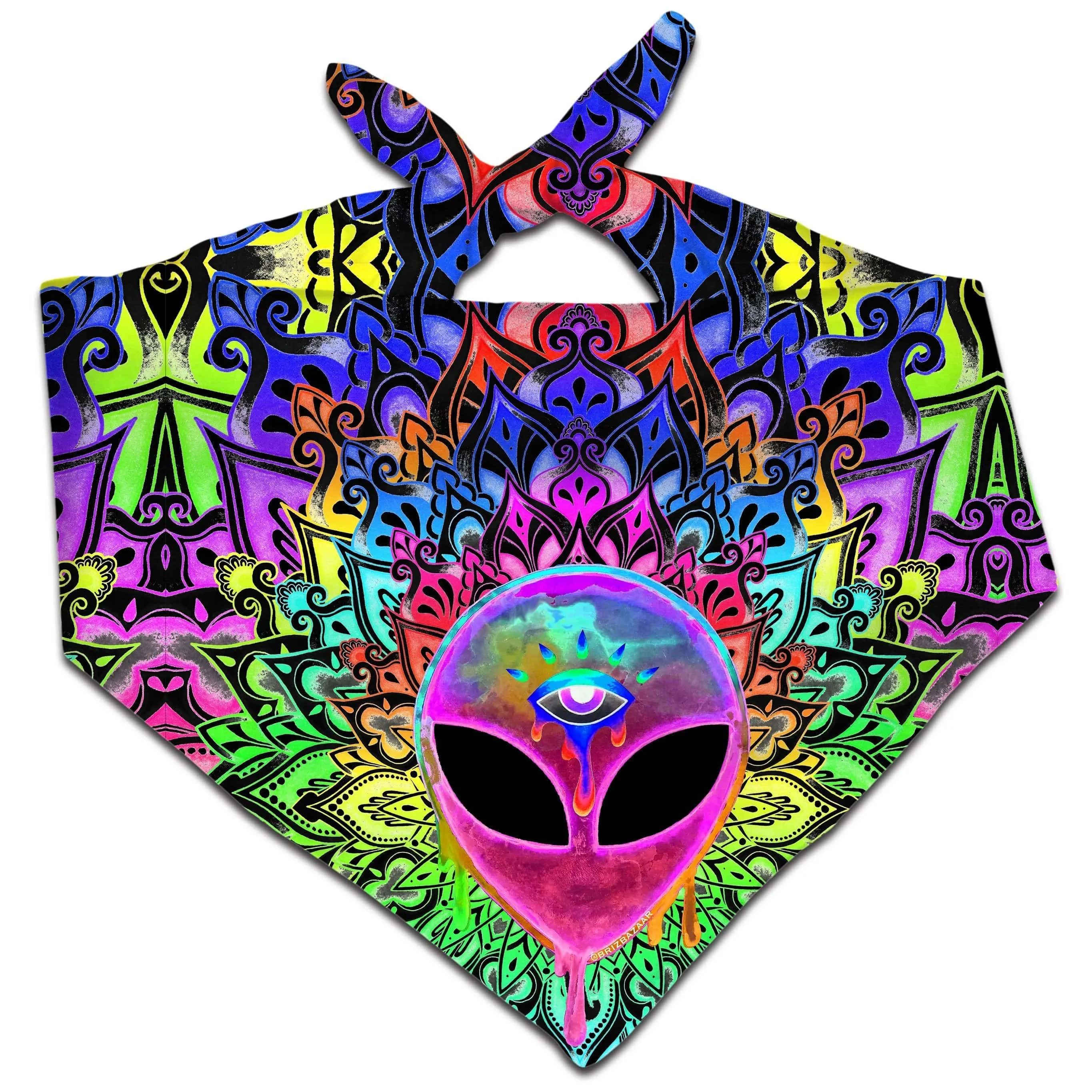 Psy Alien Pink Bandana sold by iEDM