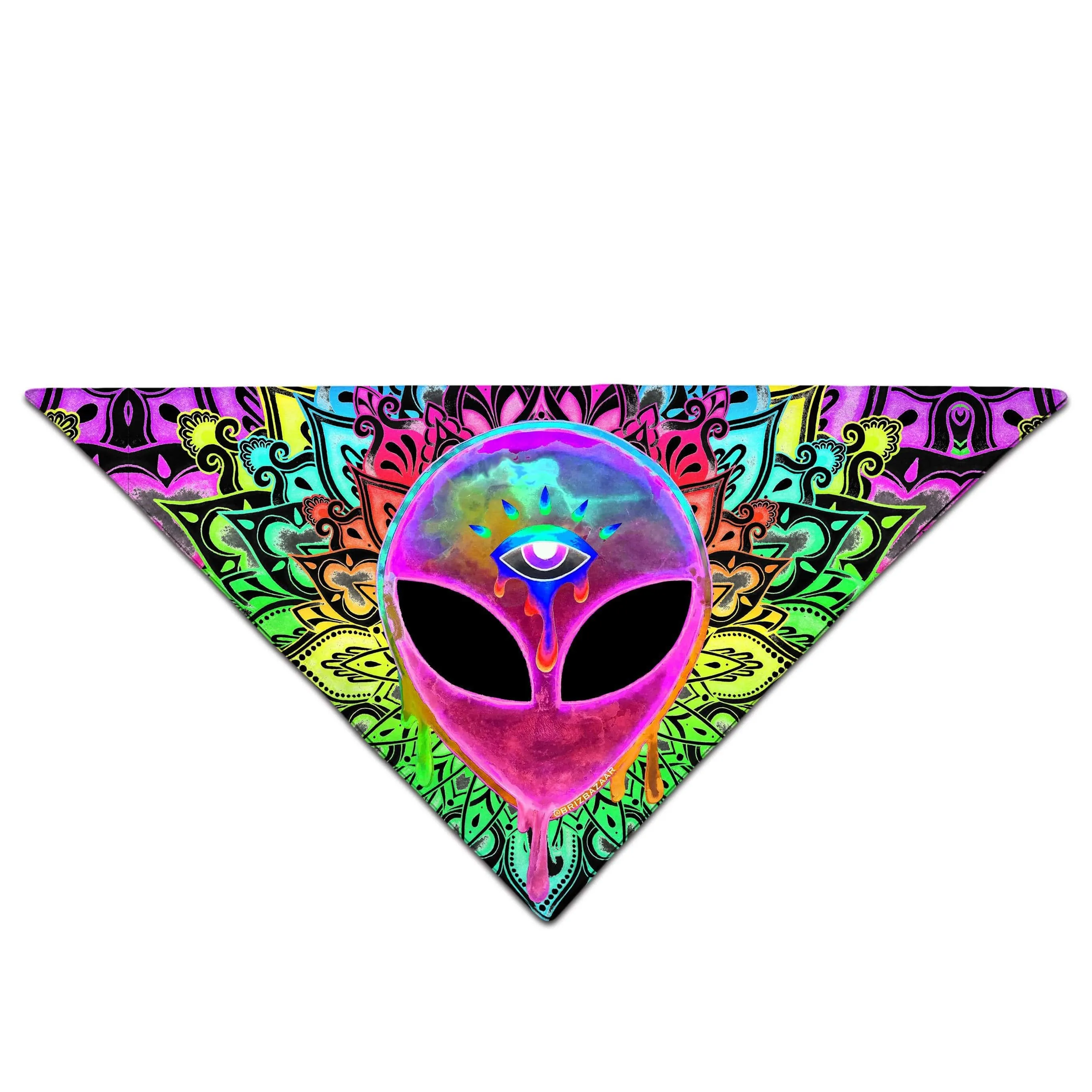 Psy Alien Pink Bandana sold by iEDM product image thumbnail 2