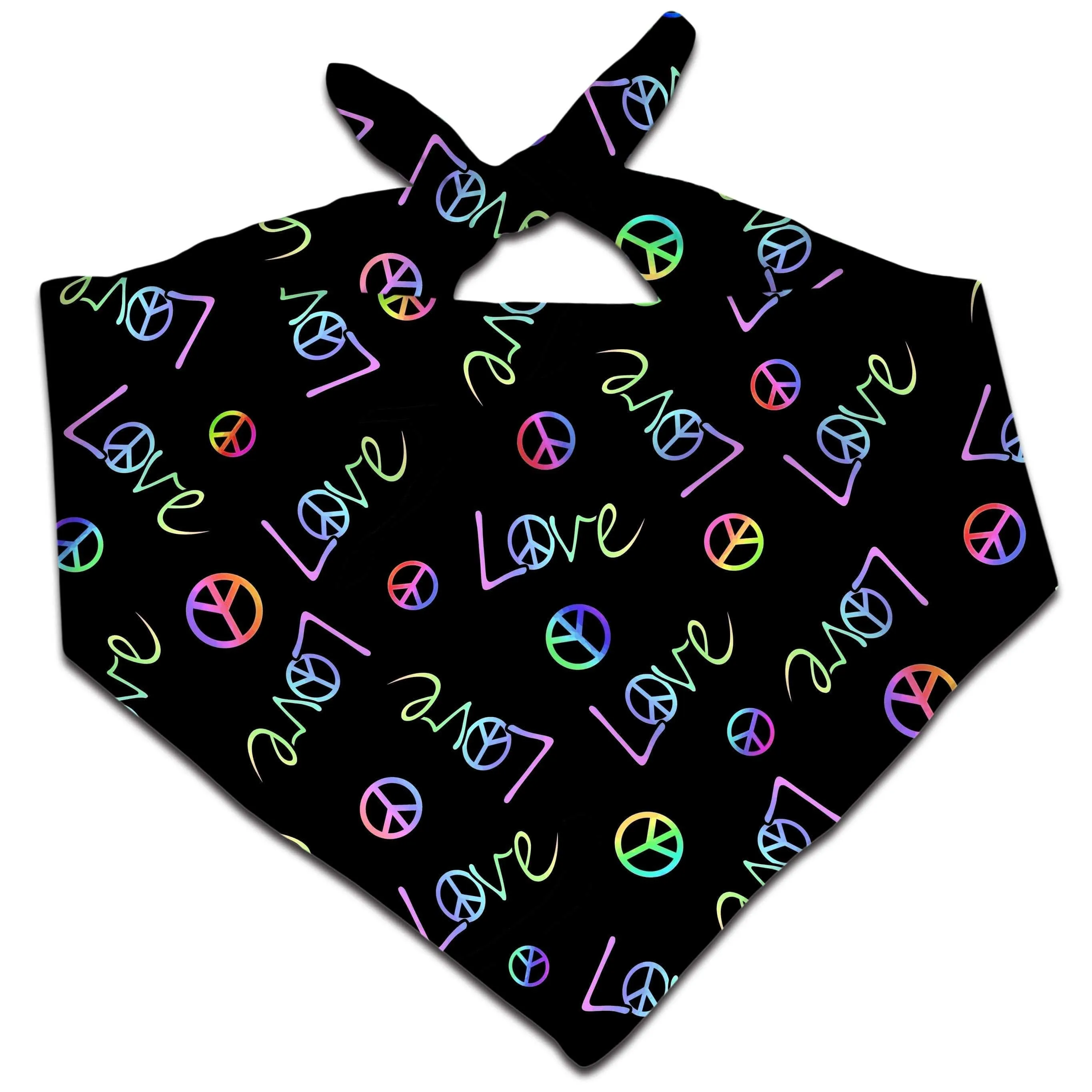 Peace and Love Bandana sold by iEDM