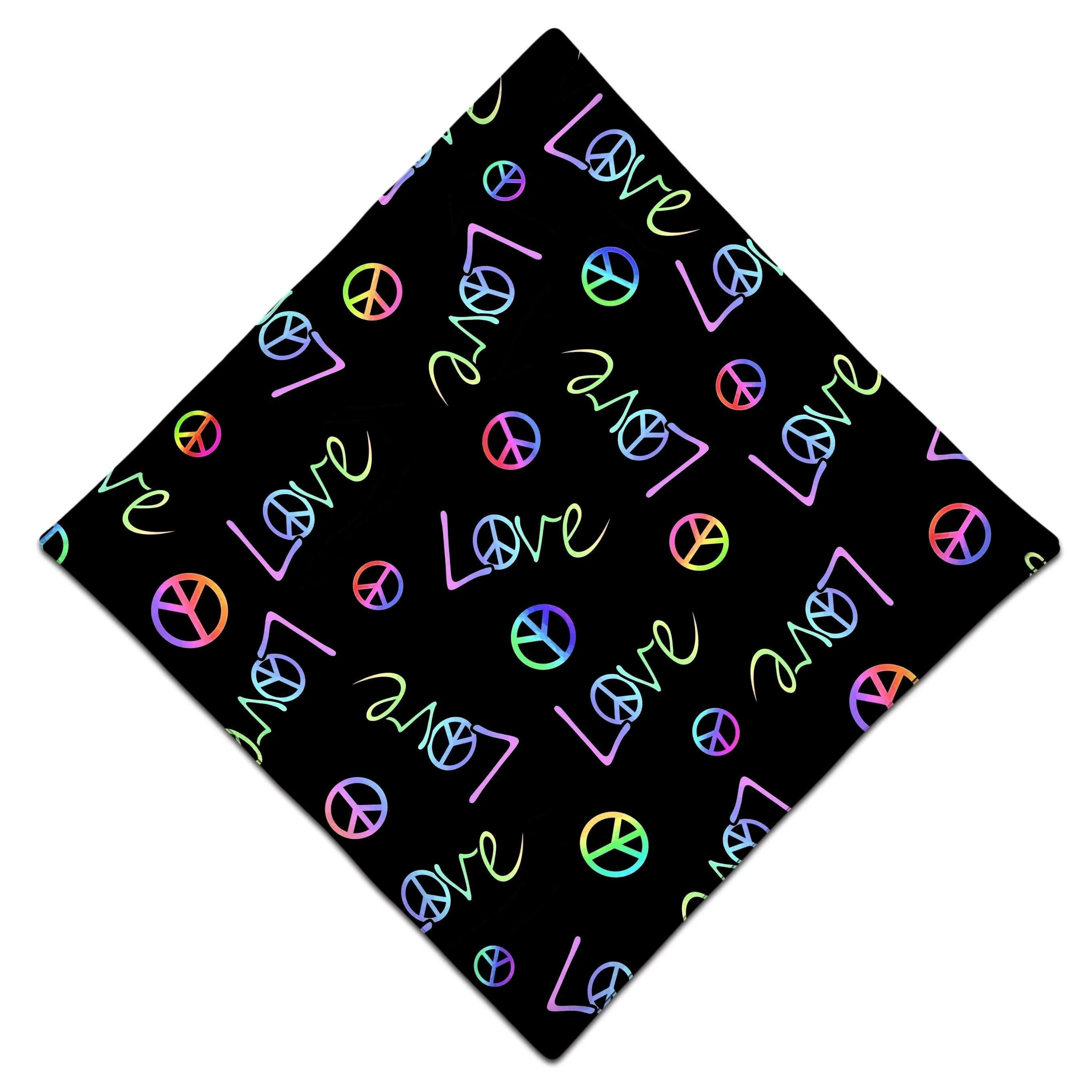 Peace and Love Bandana sold by iEDM product image thumbnail 3
