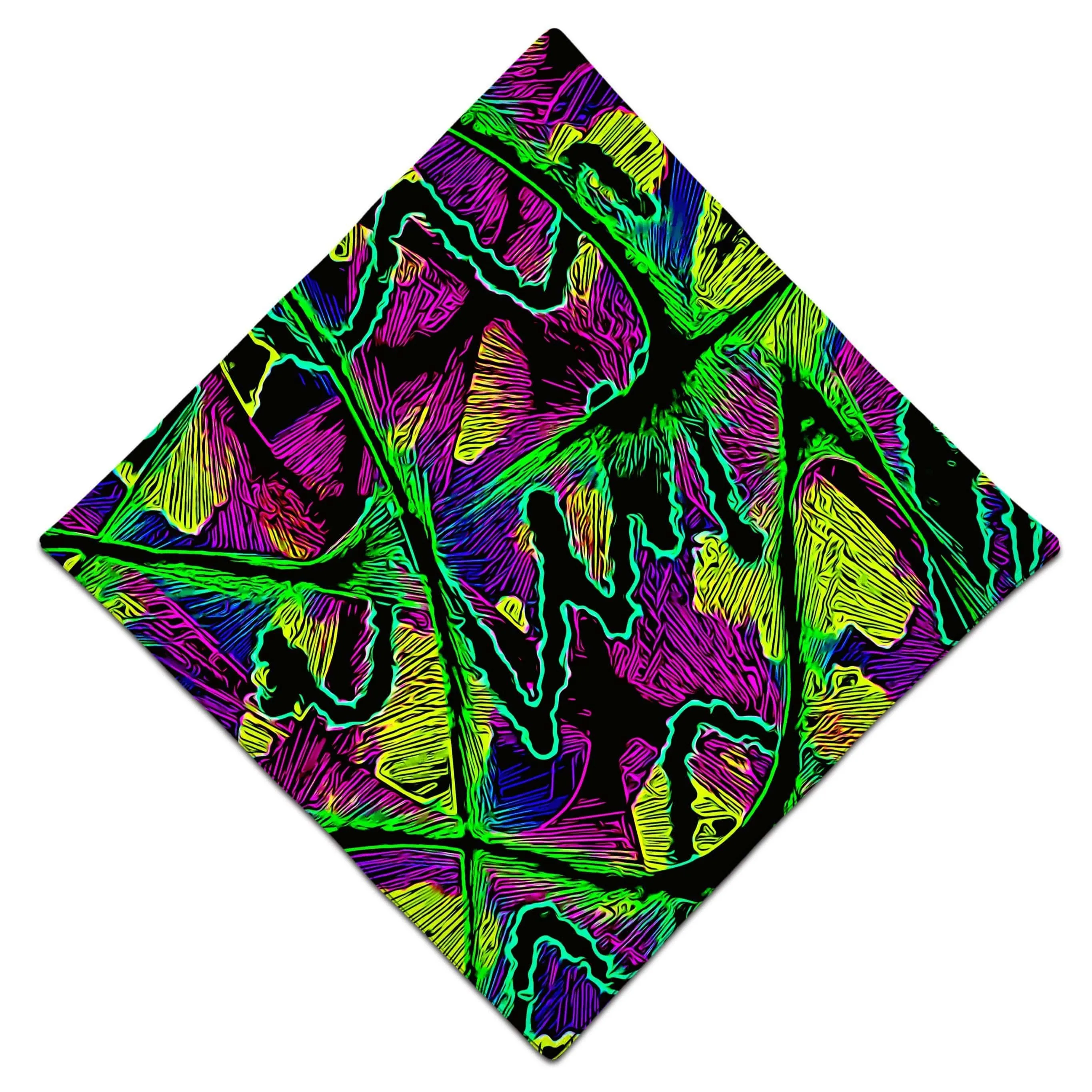 Neon Graffiti Bandana sold by iEDM product image thumbnail 3