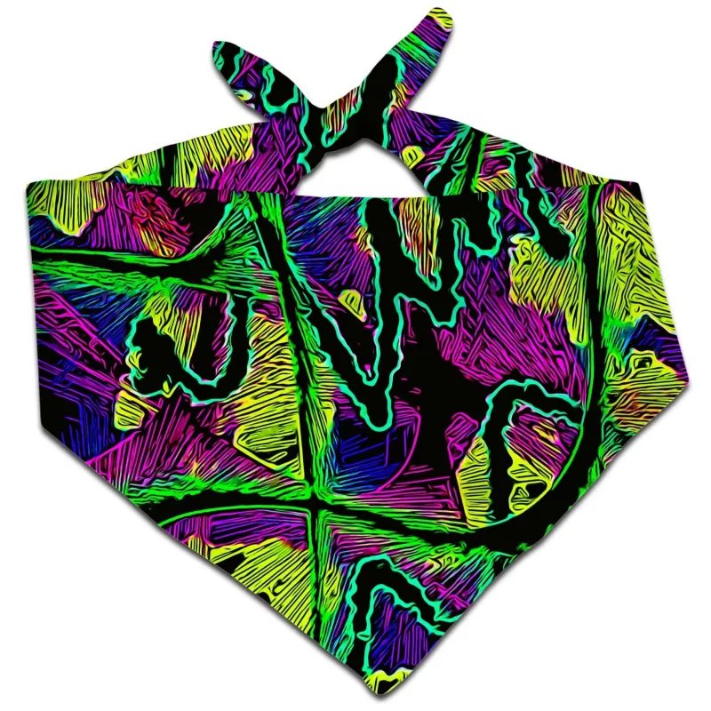 Neon Graffiti Bandana sold by iEDM
