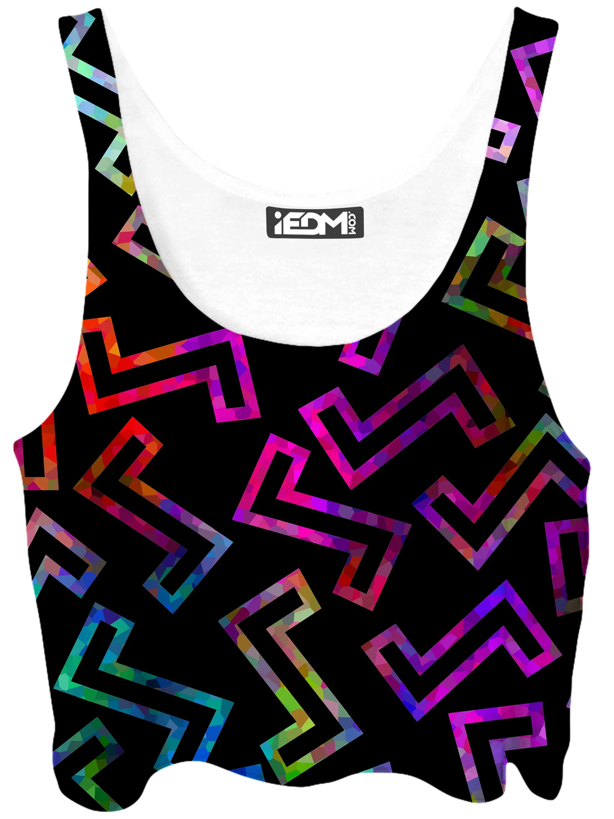 Sparkle Geometric Crop Top and Leggings Combo sold by iEDM product image thumbnail 2