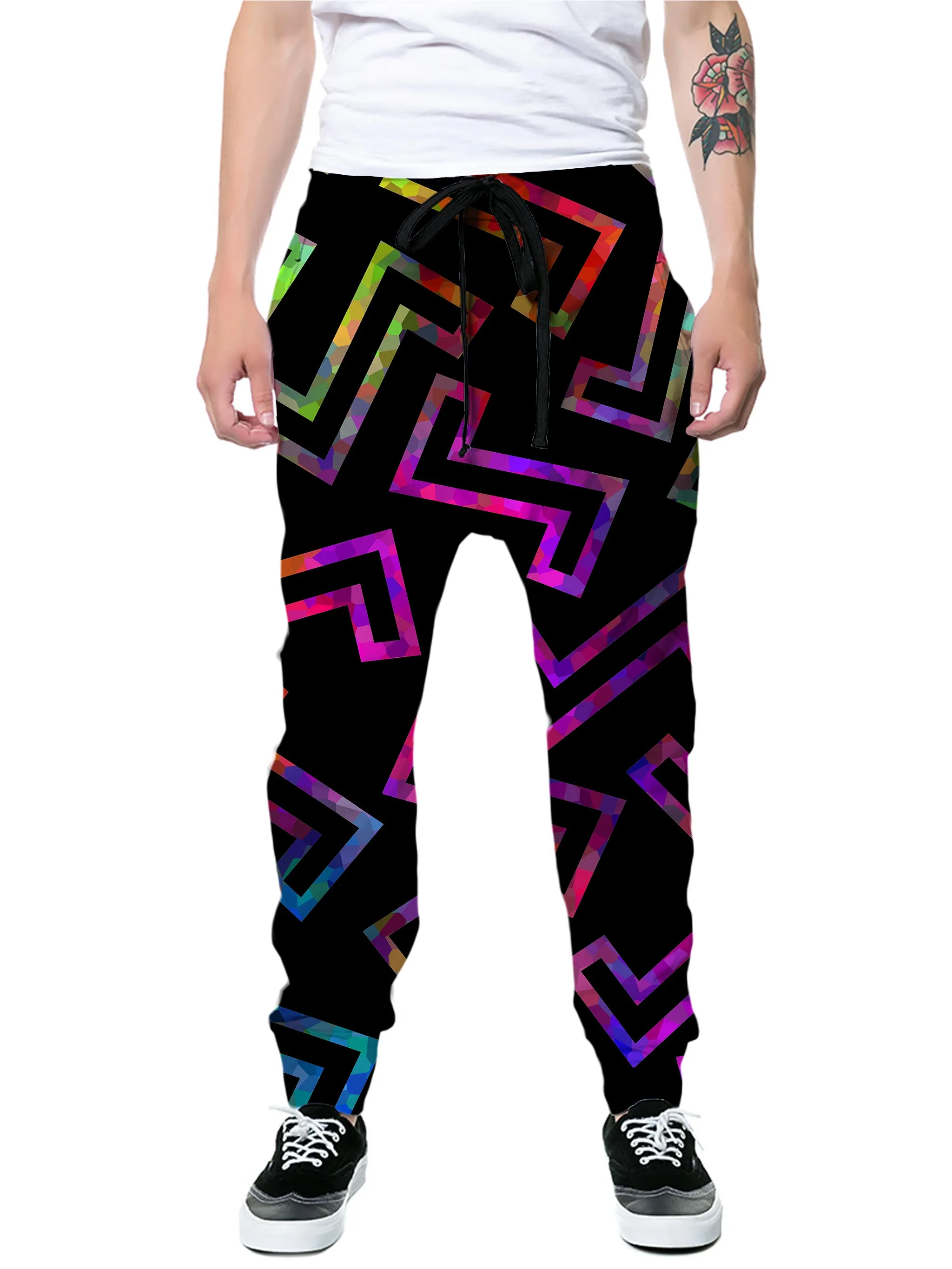 Sparkle Geometric Zip-Up Hoodie and Joggers Combo sold by iEDM product image thumbnail 3